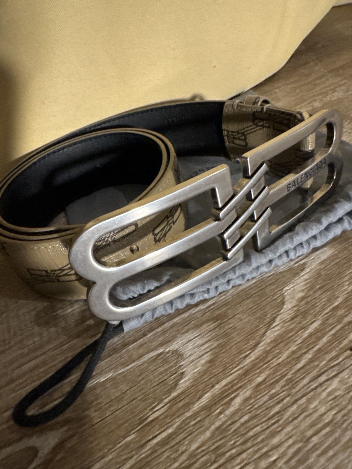 Balenciaga Balenciaga Big Double B Monogram Belt Size 30 - 1 Thumbnail