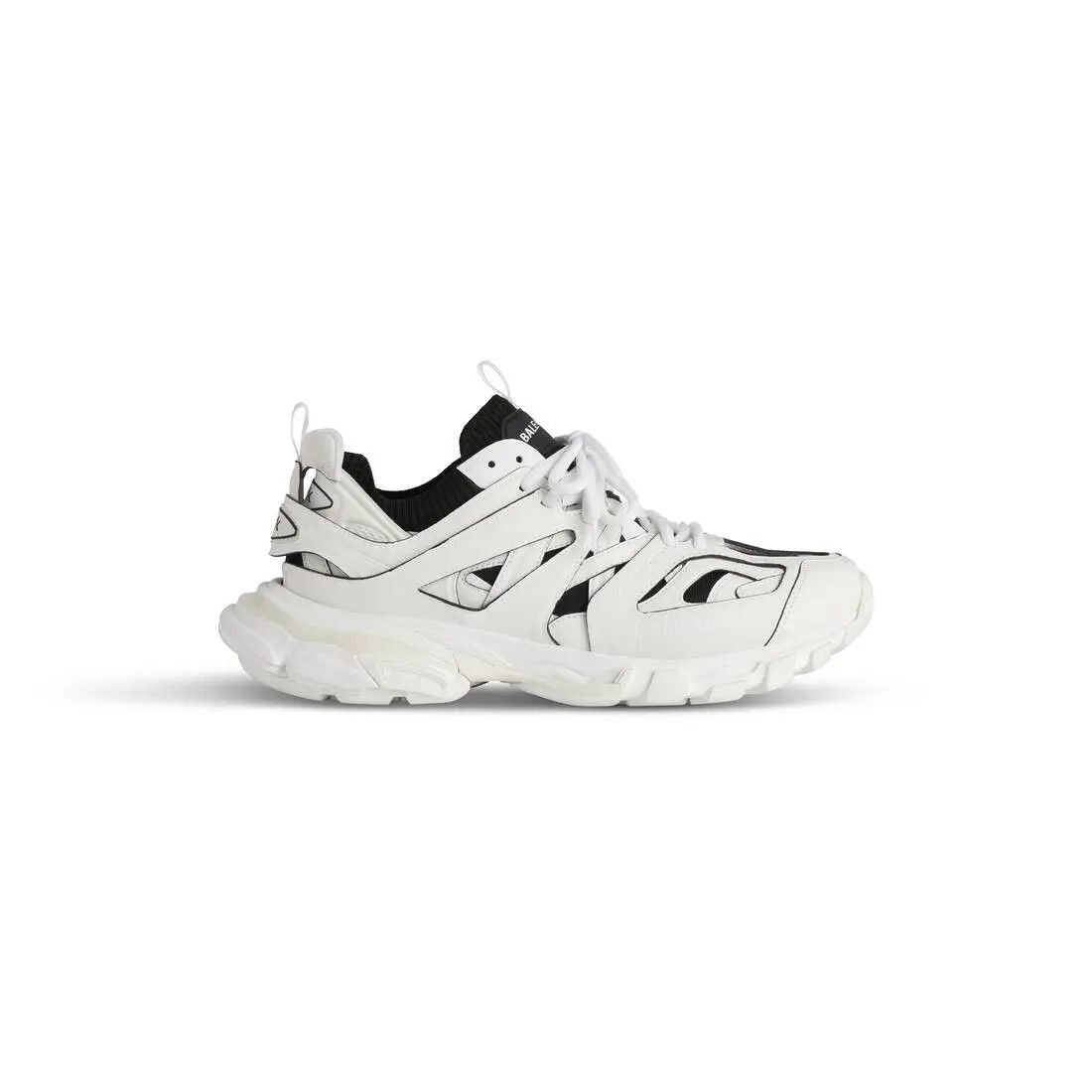 Balenciaga o1in1g0824 Track Sock Sneaker in White/Black Size US 14 / EU 47 - 1 Thumbnail