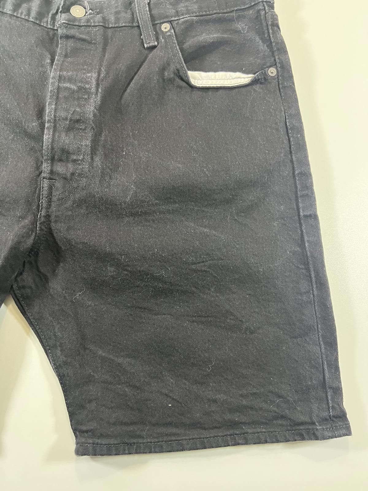 Other Vintage Levi’s 501 black Denim Shorts 40 Size US 40 / EU 56 - 2 Thumbnail