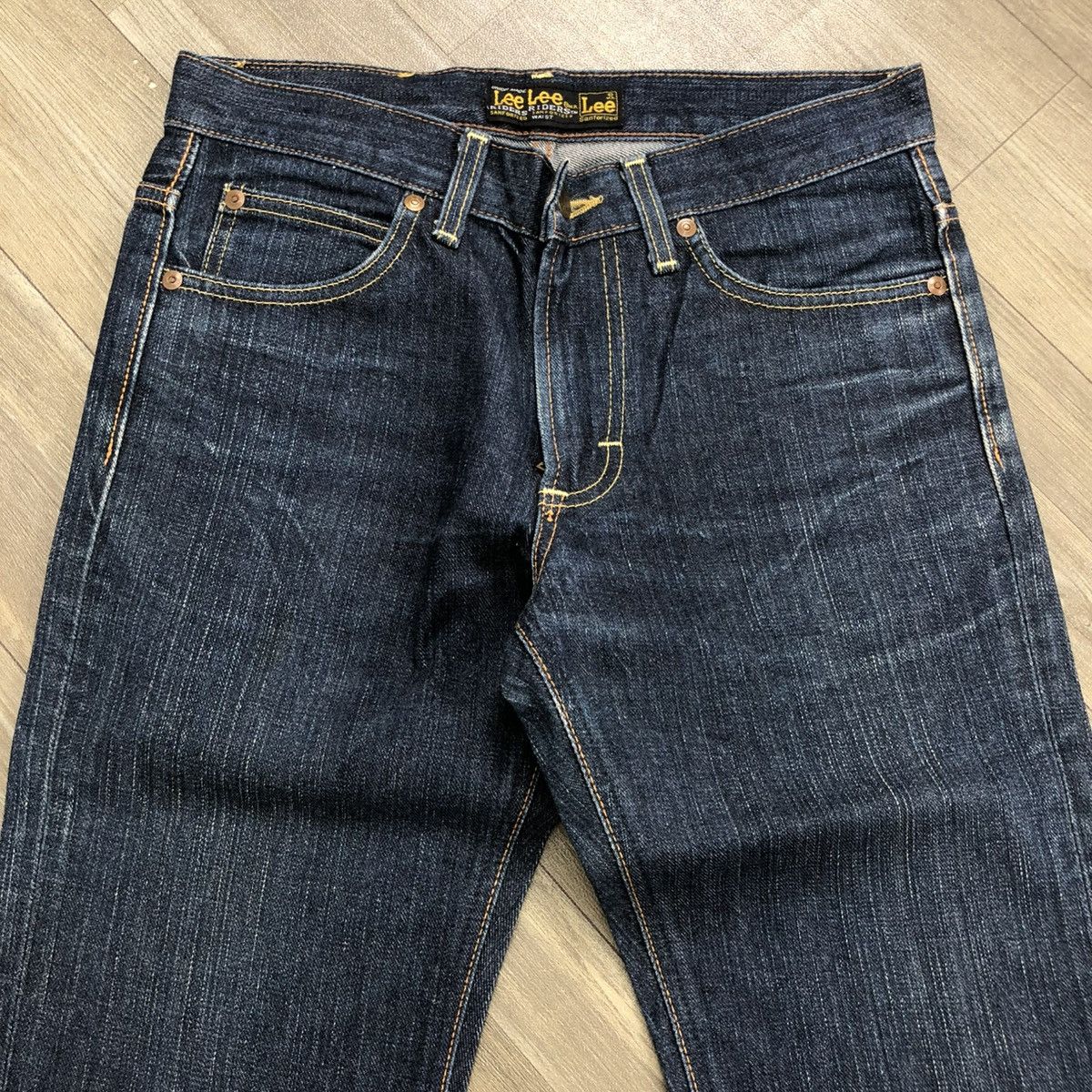 If Six Was Nine × Le Grande Bleu (L.G.B.) × Lee 🇯🇵 2000s Lee Riders Lgb Goa Distressed Bootcut Flared Jeans Size 28" / US 6 / IT 42 - 3 Thumbnail