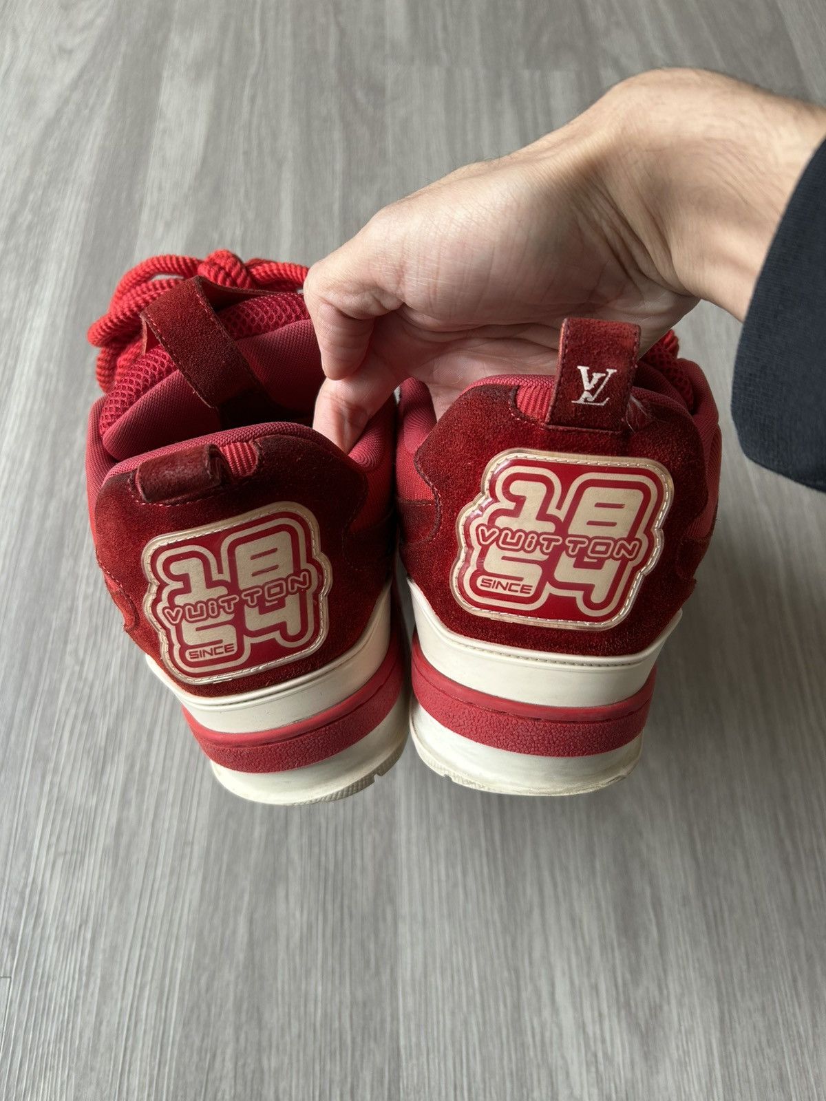 Louis Vuitton Louis Vuitton LV Skate Sneaker Red White Size 9.5 Size US 9.5 / EU 42-43 - 5 Thumbnail