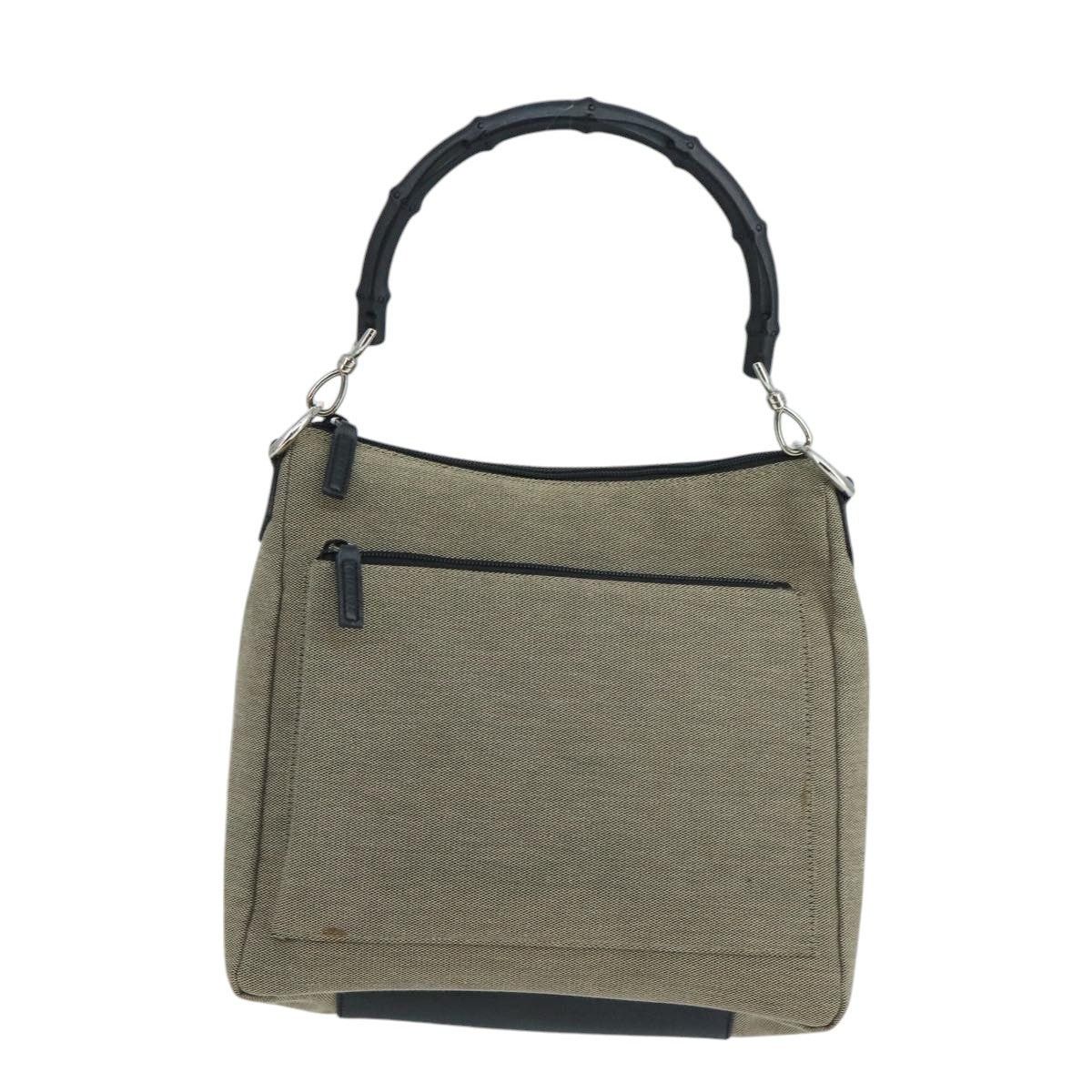 Gucci GUCCI Bamboo Handbag Outlet Canvas Beige Size ONE SIZE - 2 Thumbnail