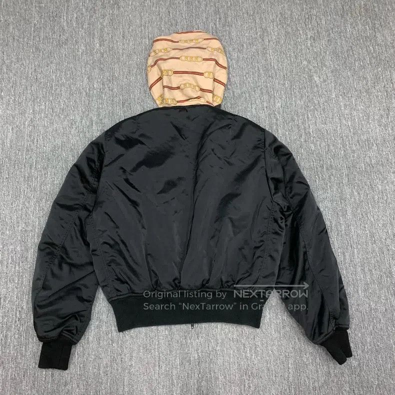 Balenciaga Balenciaga Black Scarf Flight Jacket Cotton Coat Jacket Size XS / US 0-2 / IT 36-38 - 2 Thumbnail