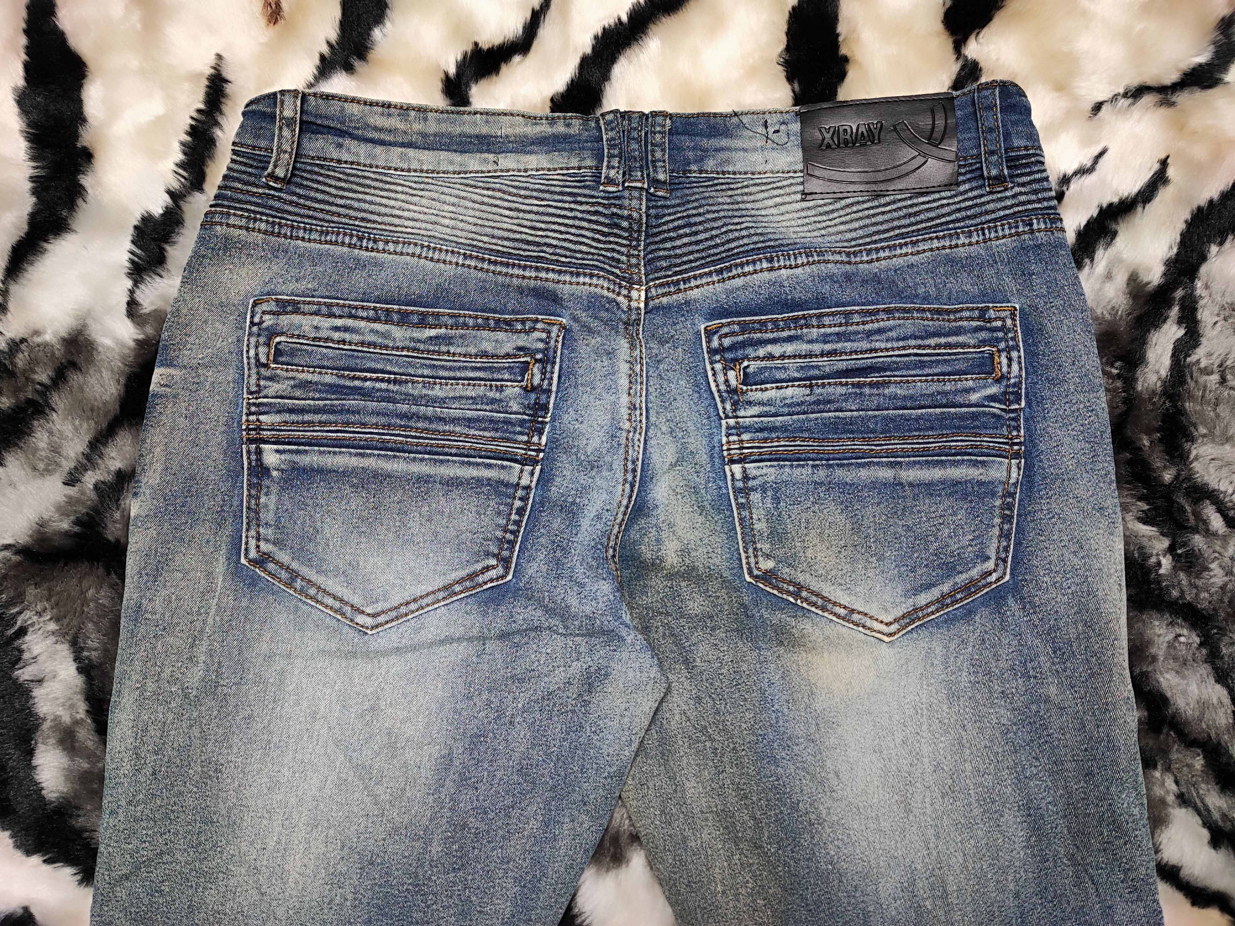 Kapital × Xray Footwear DOUBLE KNEE RIDE JEANS by X Ray Size US 34 / EU 50 - 11 Thumbnail
