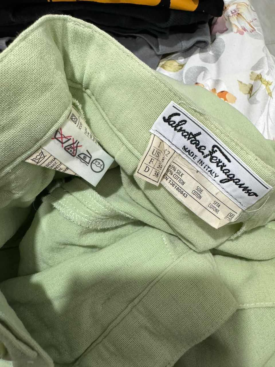 Salvatore Ferragamo × Vintage Vintage 80s Salvatore Ferragamo Pants Size US 26 / EU 42 - 6 Thumbnail