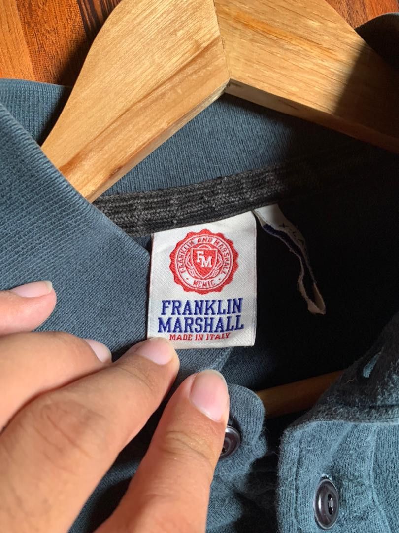 Franklin & Marshall e30 Franklin Marshall Marin Polo Shirt made in Italy Size US XL / EU 56 / 4 - 13 Thumbnail
