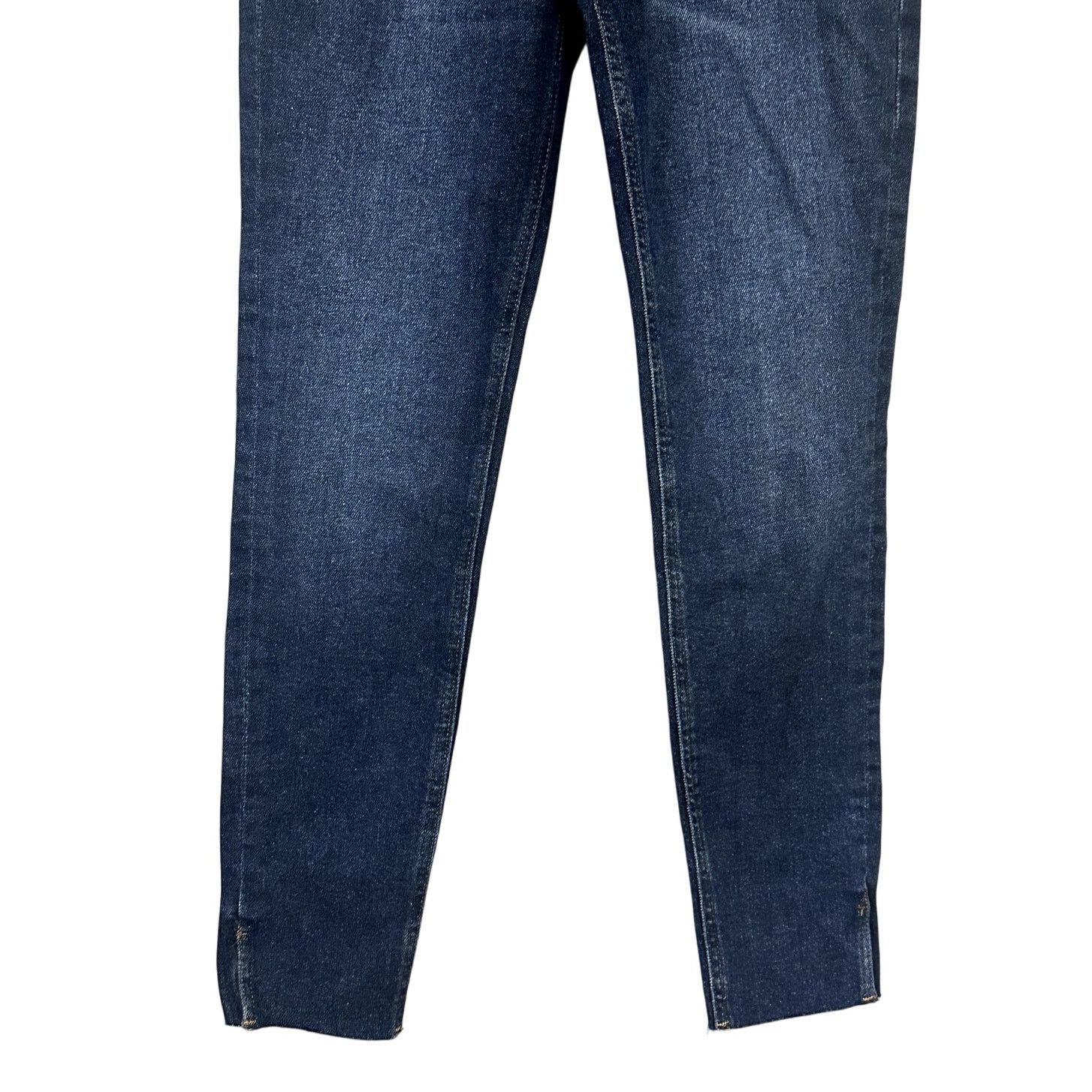 Other Kensie Jeans High-Rise Skinny Raw Hem Denim Blue Womens 6/28 Size 28" / US 6 / IT 42 - 4 Thumbnail