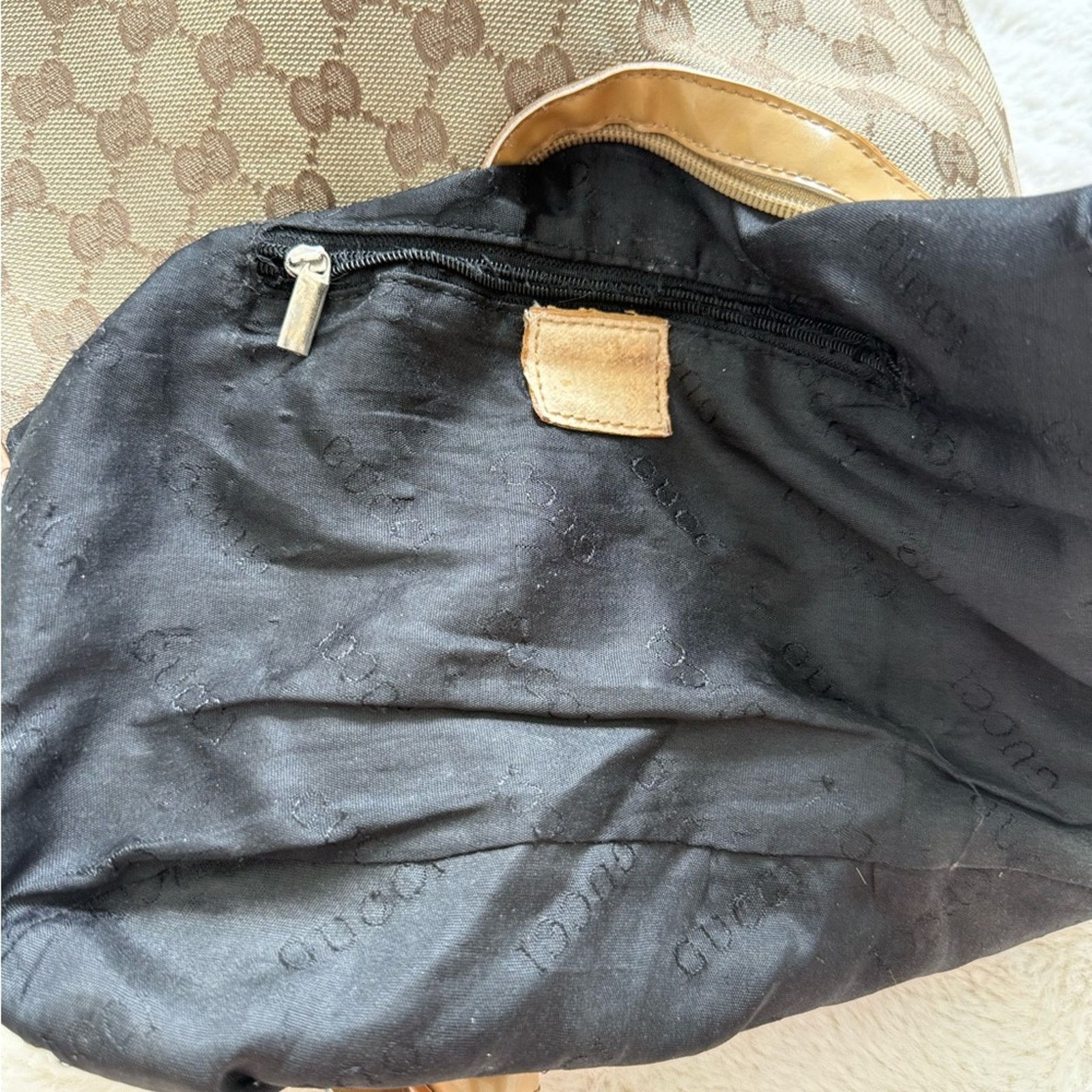 Gucci Gucci vintage GG print bag Authentic Size ONE SIZE - 8 Thumbnail