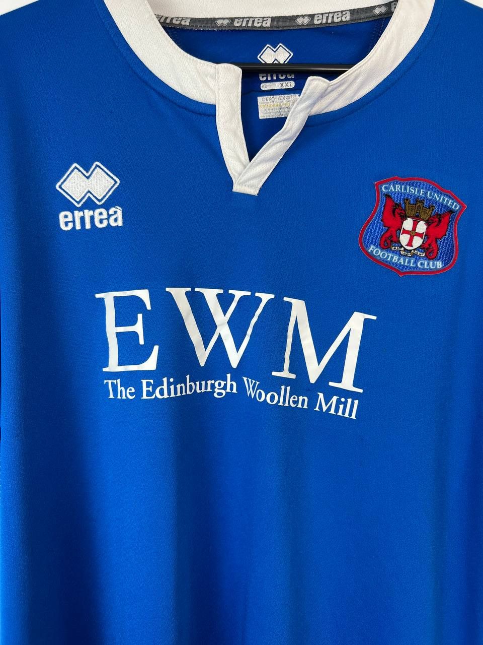 Errea Carlisle United 2019 - 2020 home football shirt Errea sz XXL Size US XXL / EU 58 / 5 - 2 Thumbnail