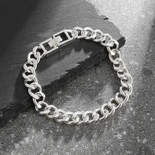 8.15 August Fifteenth Vintage Silver Chain Bracelet Size ONE SIZE - 1 Thumbnail