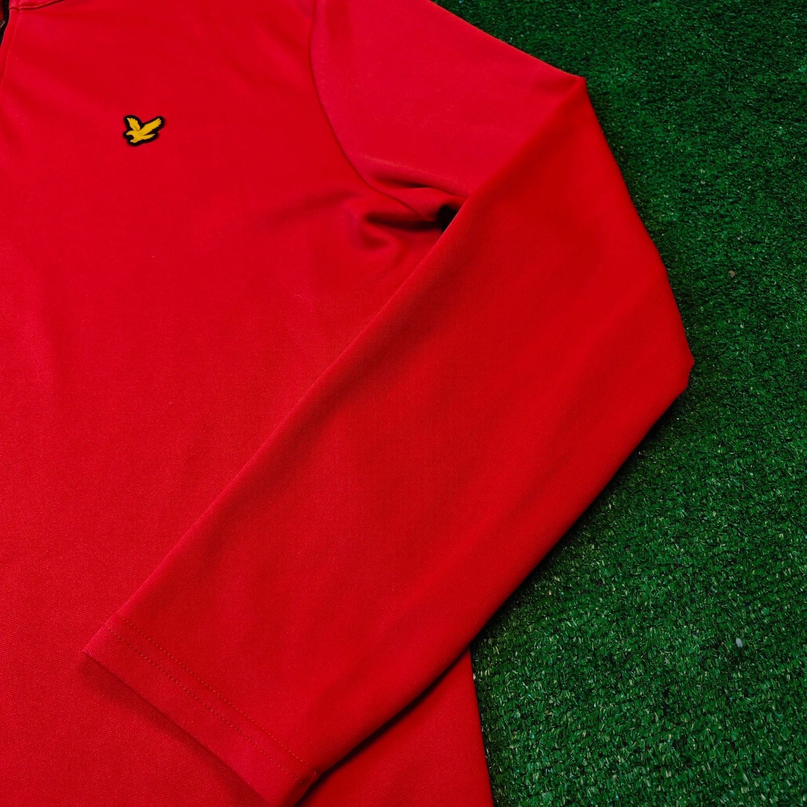 Lyle & Scott Lyle & Scott Sweater Mens XXL red 1/4 zip pullover Size US XL / EU 56 / 4 - 6 Thumbnail