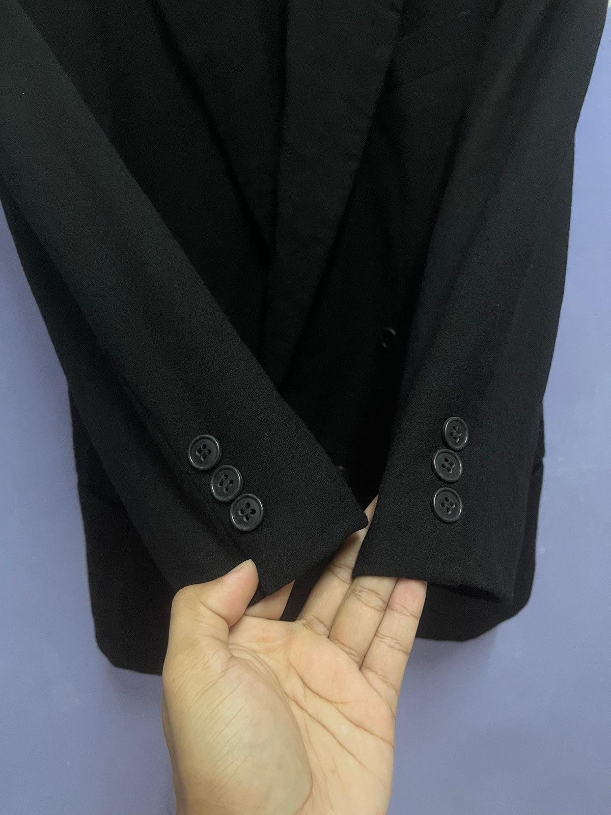 Giorgio Armani Georgio Armani Black Blazer Size 46R - 4 Thumbnail