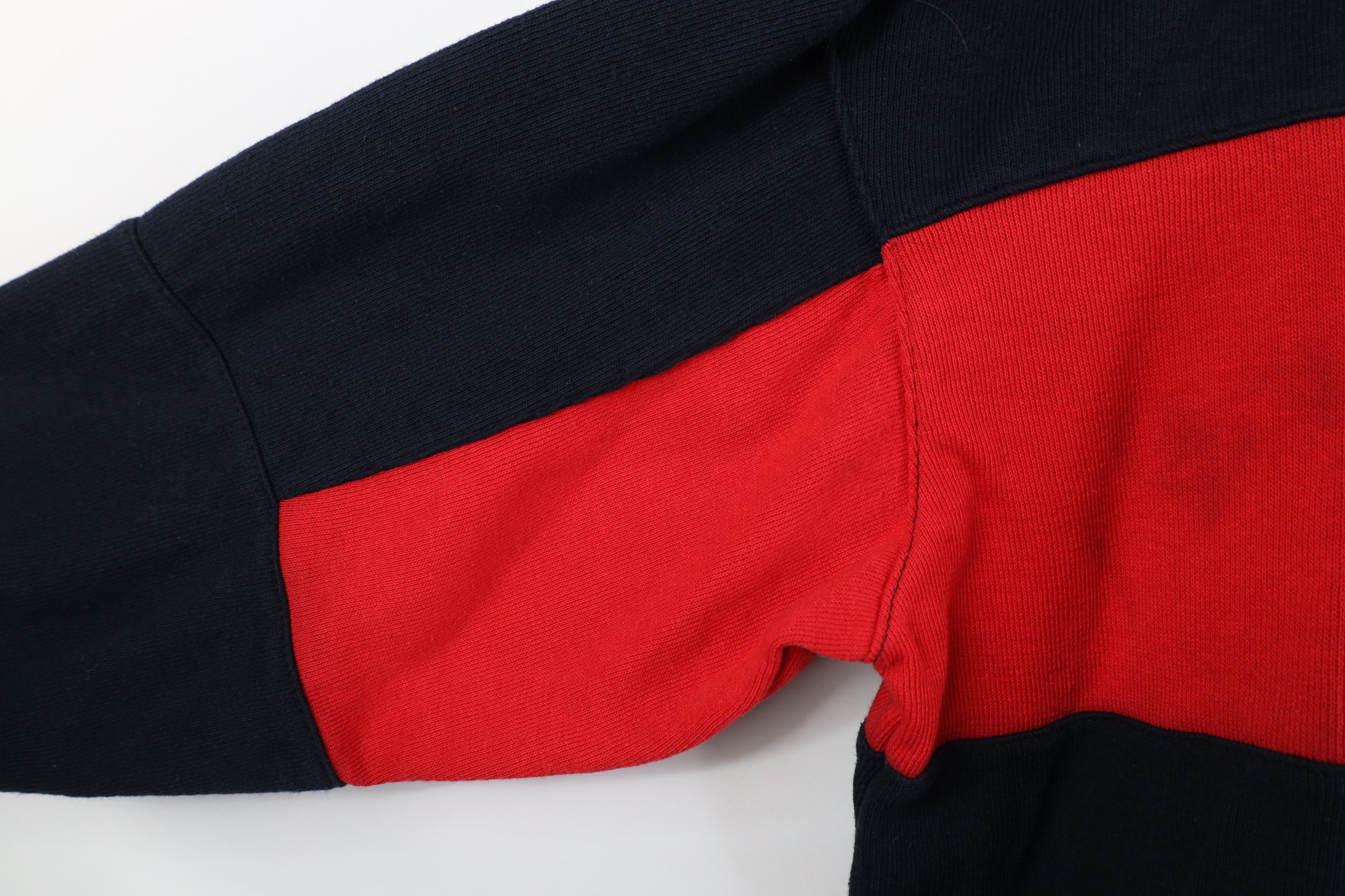 Marlboro Vintage 90s Marlboro Block Boxy Fit Knit Hal Zip Sweater Size L / US 10 / IT 46 - 8 Thumbnail