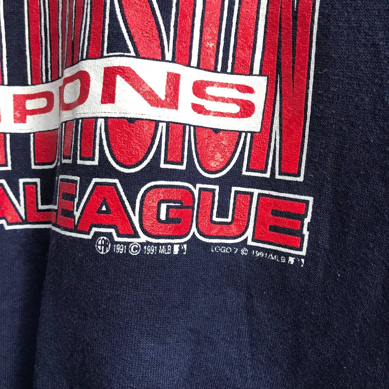 Vintage VINTAGE 1991 MLB BRAVES ATLANTA CREWNECK Size US L / EU 52-54 / 3 - 4 Thumbnail