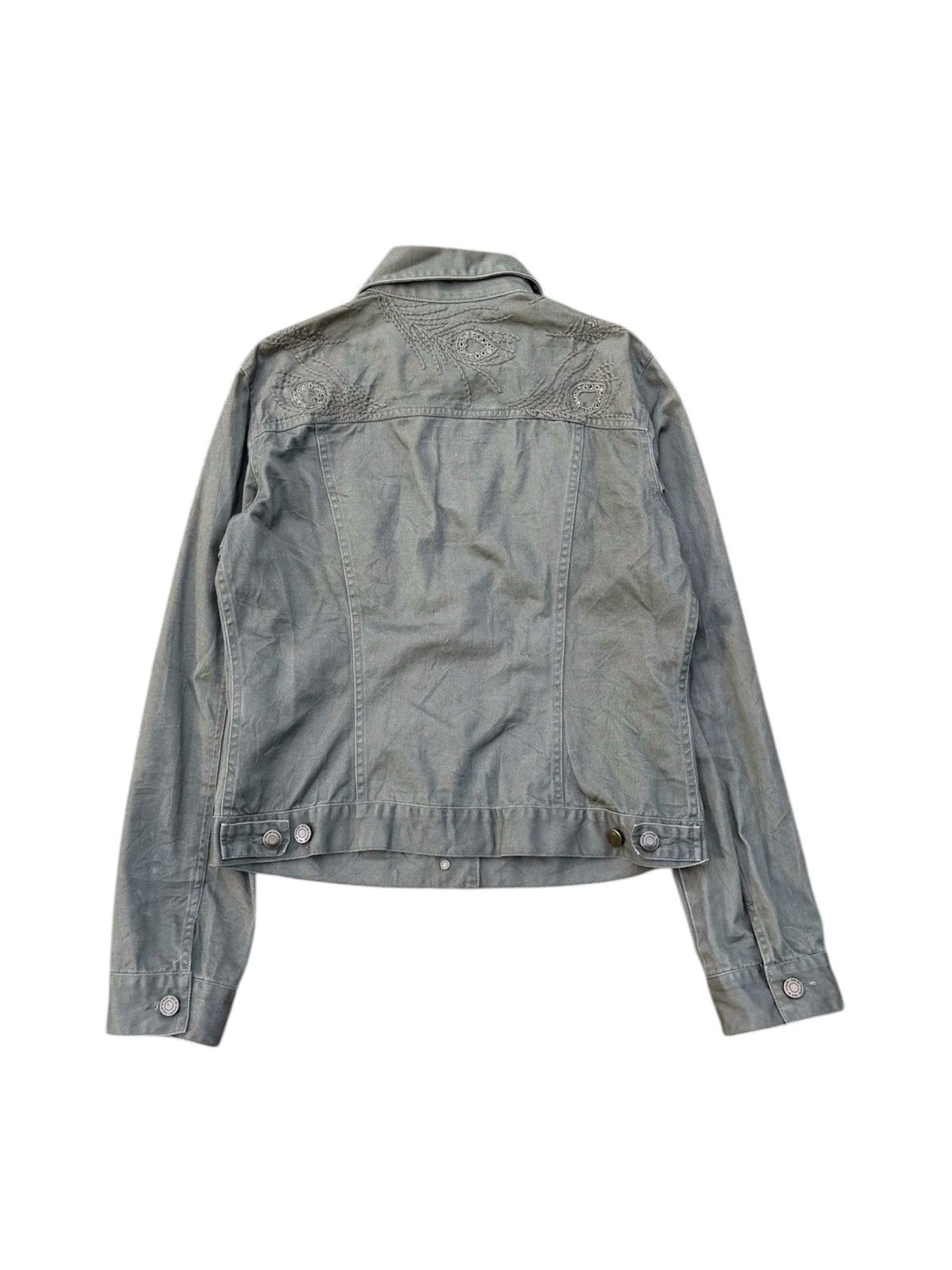 Chloe Chole Army Denim Jacket Size M / US 6-8 / IT 42-44 - 2 Thumbnail