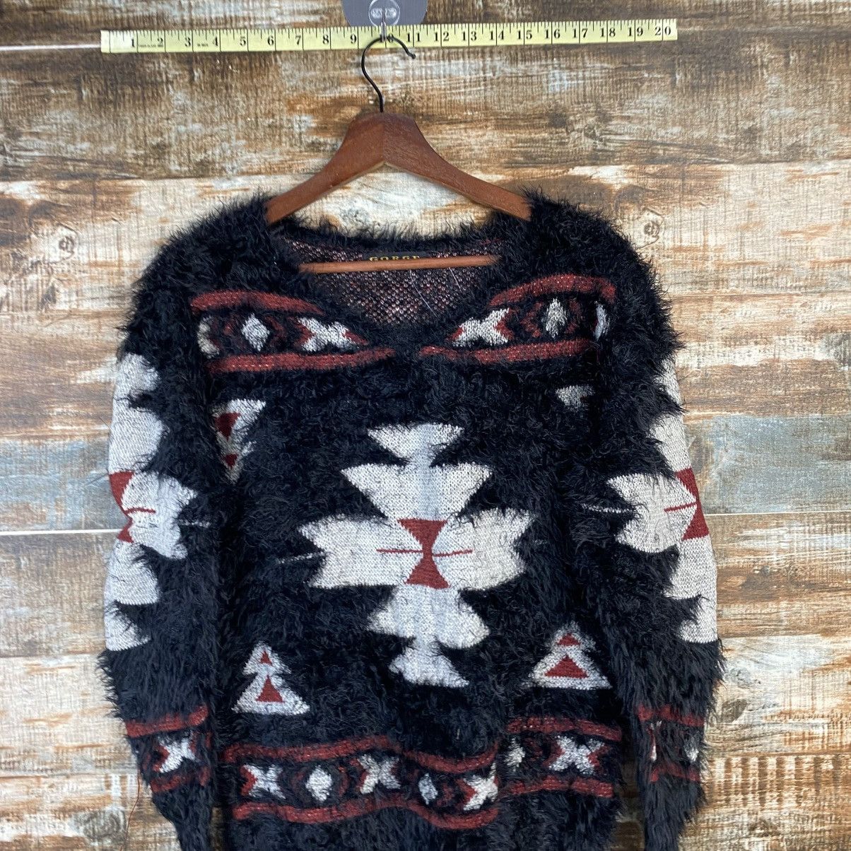 Homespun Knitwear DL Gorge Black Mohair Knitwear #C1107 Size M / US 6-8 / IT 42-44 - 2 Thumbnail