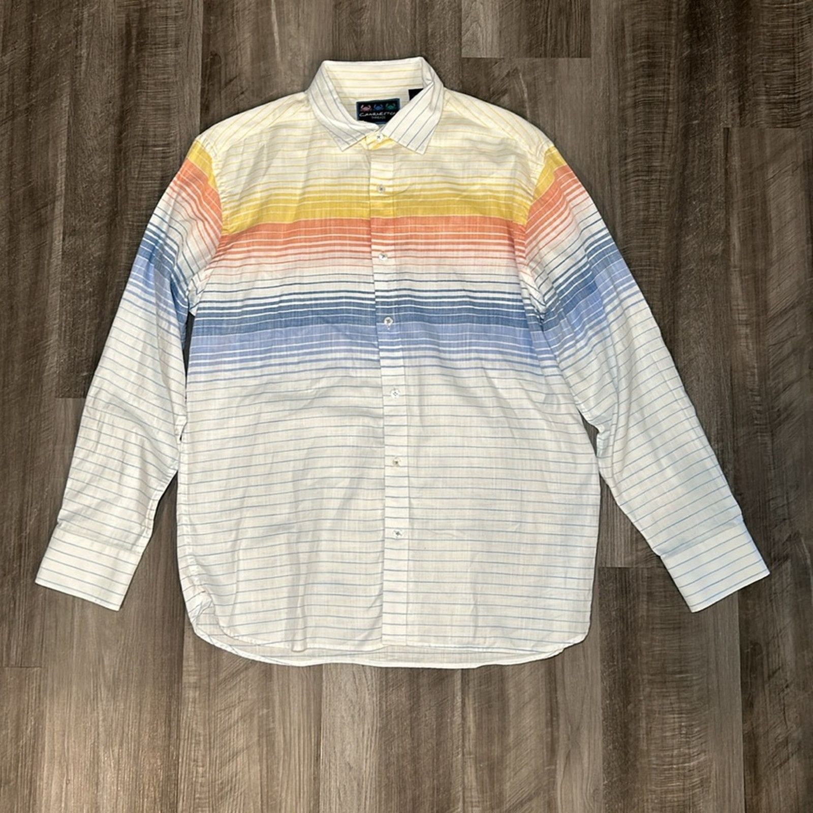 Other Charleston Threads Sunset Long Sleeve Button Down - Large Size US L / EU 52-54 / 3 - 2 Thumbnail