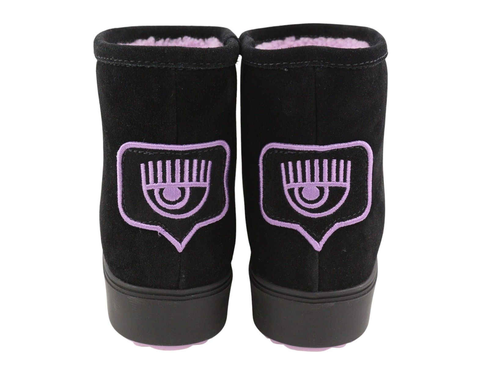 Other ANKLE EYELIKE BLACK SUEDE EU37 Fleece Inside 87851 Size US 6 / IT 36 - 8 Thumbnail