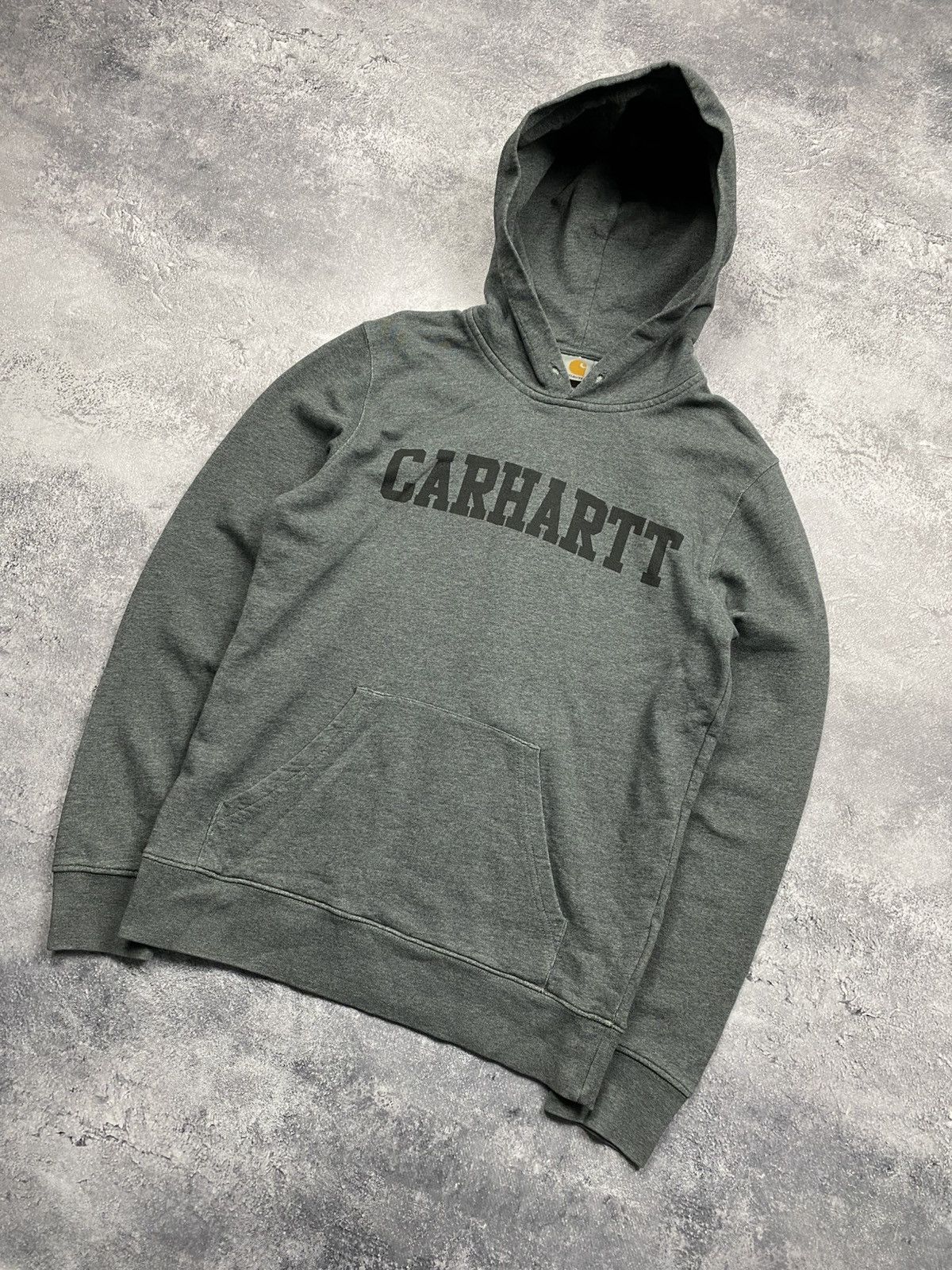 Carhartt Y2K Vintage Carhartt Hoodie Spellout Logo Rare Sweatshirt Size US XS / EU 42 / 0 - 3 Thumbnail