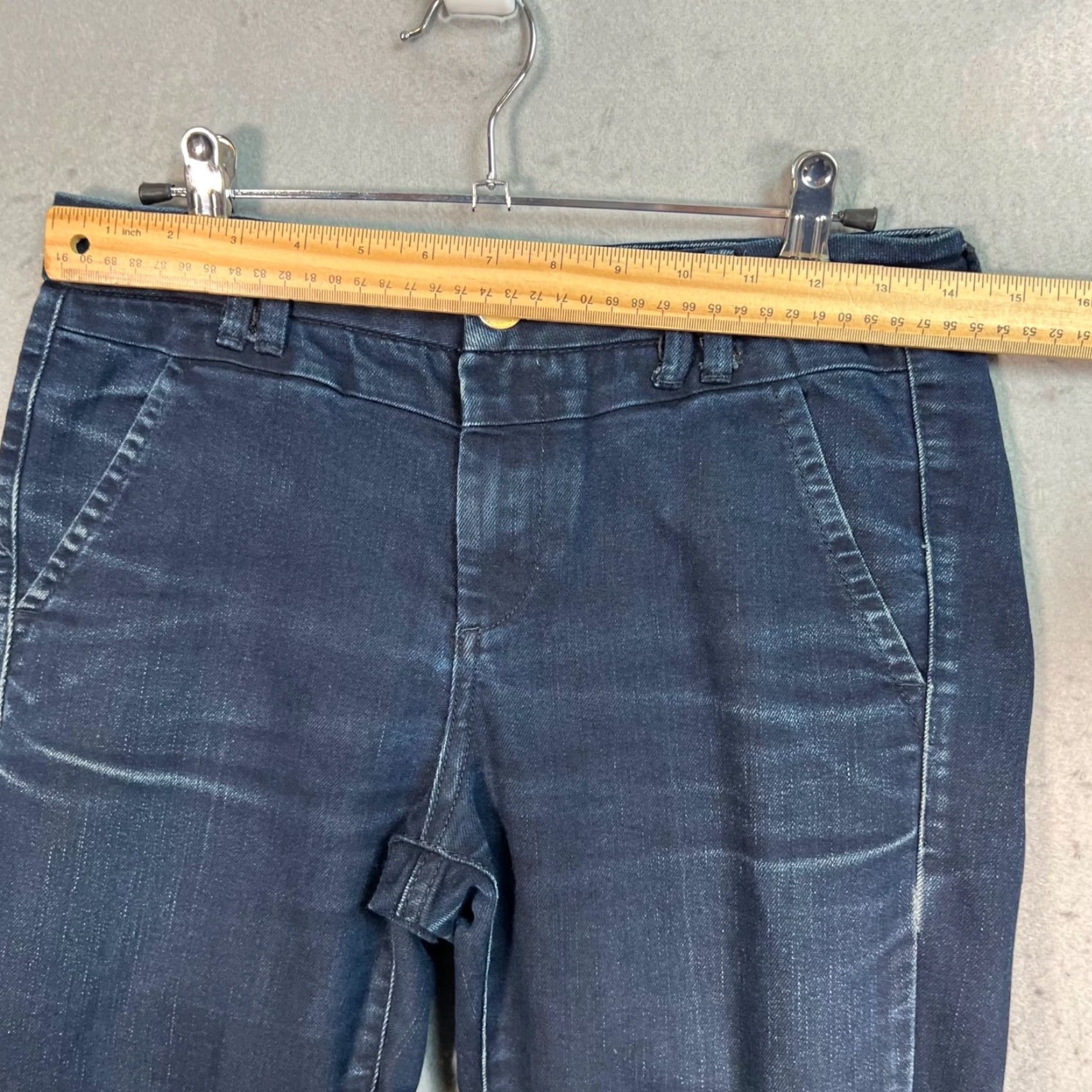 Topshop Topshop Moto Jeans Size 26 Dark Wash Skinny Cotton Blend Denim Womens Size 26" / US 2 / IT 38 - 6 Thumbnail