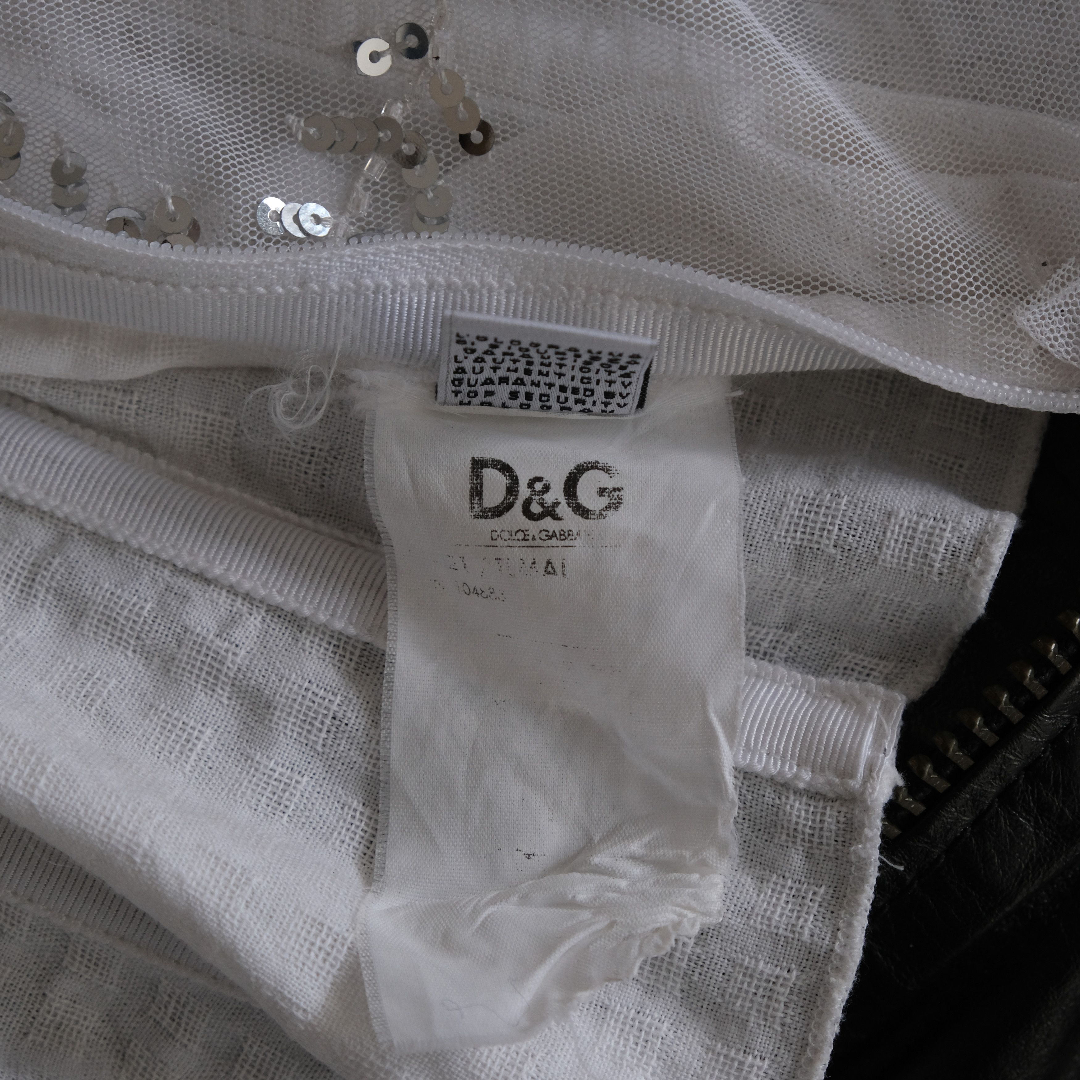 Dolce & Gabbana D&G 2000s Lace Corset Top Size L / US 10 / IT 46 - 5 Thumbnail