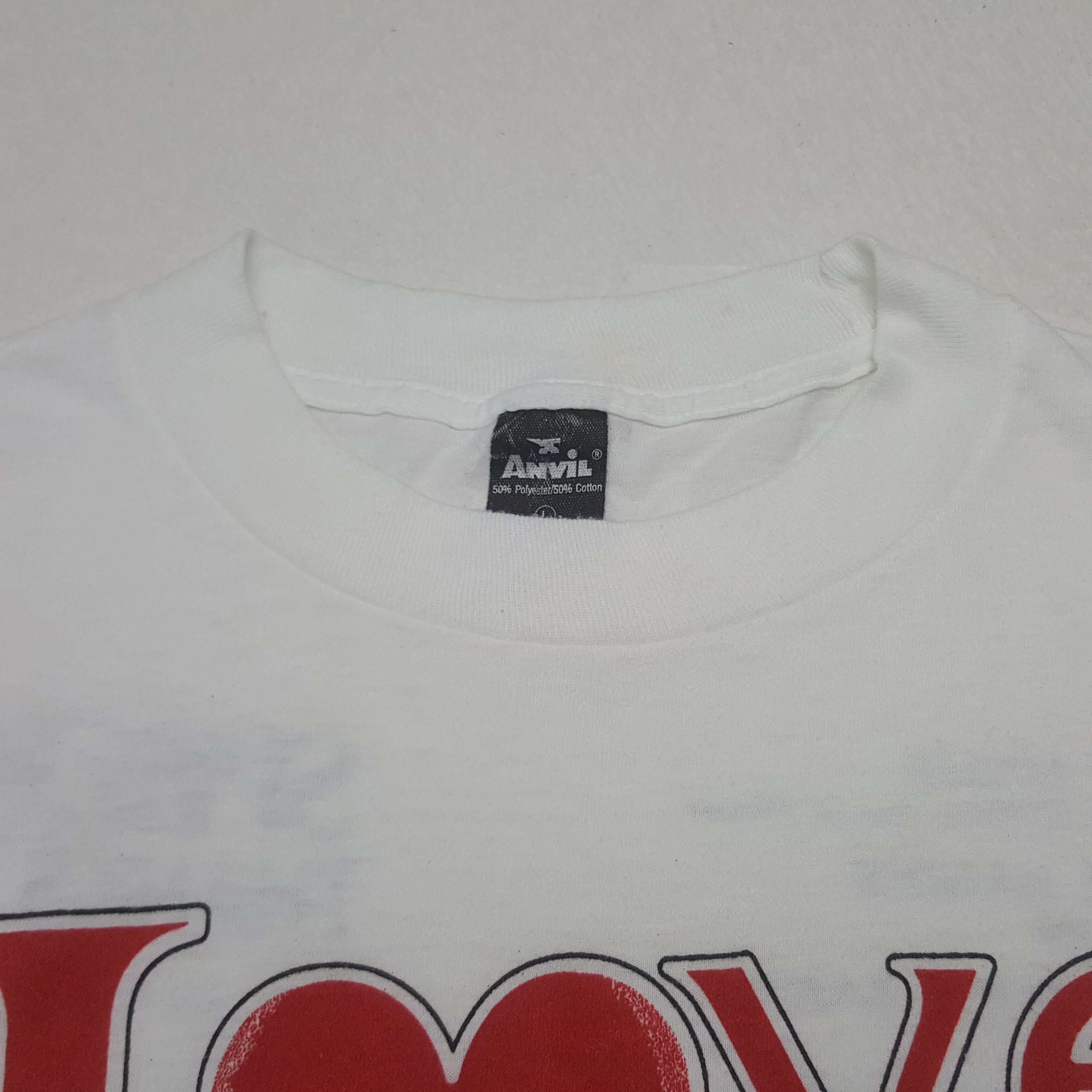 Band Tees Vintage 1990 Love Concert Tour Promo Tshirt RR29 Size US S / EU 44-46 / 1 - 5 Thumbnail