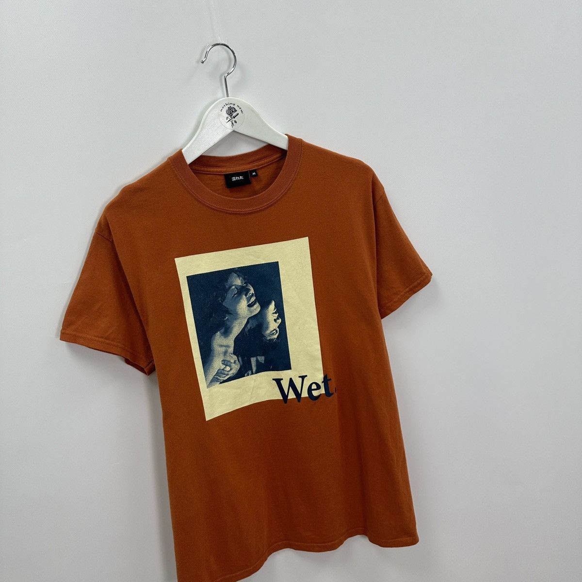 Japanese Brand Wet Wet Japan Naked Girls basic orange tee y2k hype og style Size US M / EU 48-50 / 2 - 3 Thumbnail