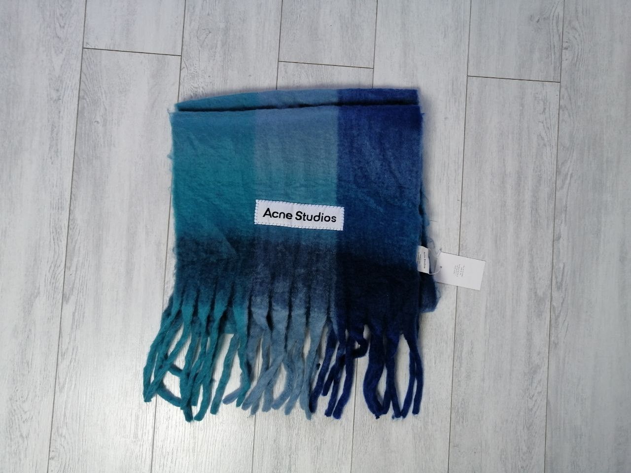 Acne Studios Acne Studios Big One Mohair/Wool and Alpaca Scarf Size ONE SIZE - 4 Thumbnail