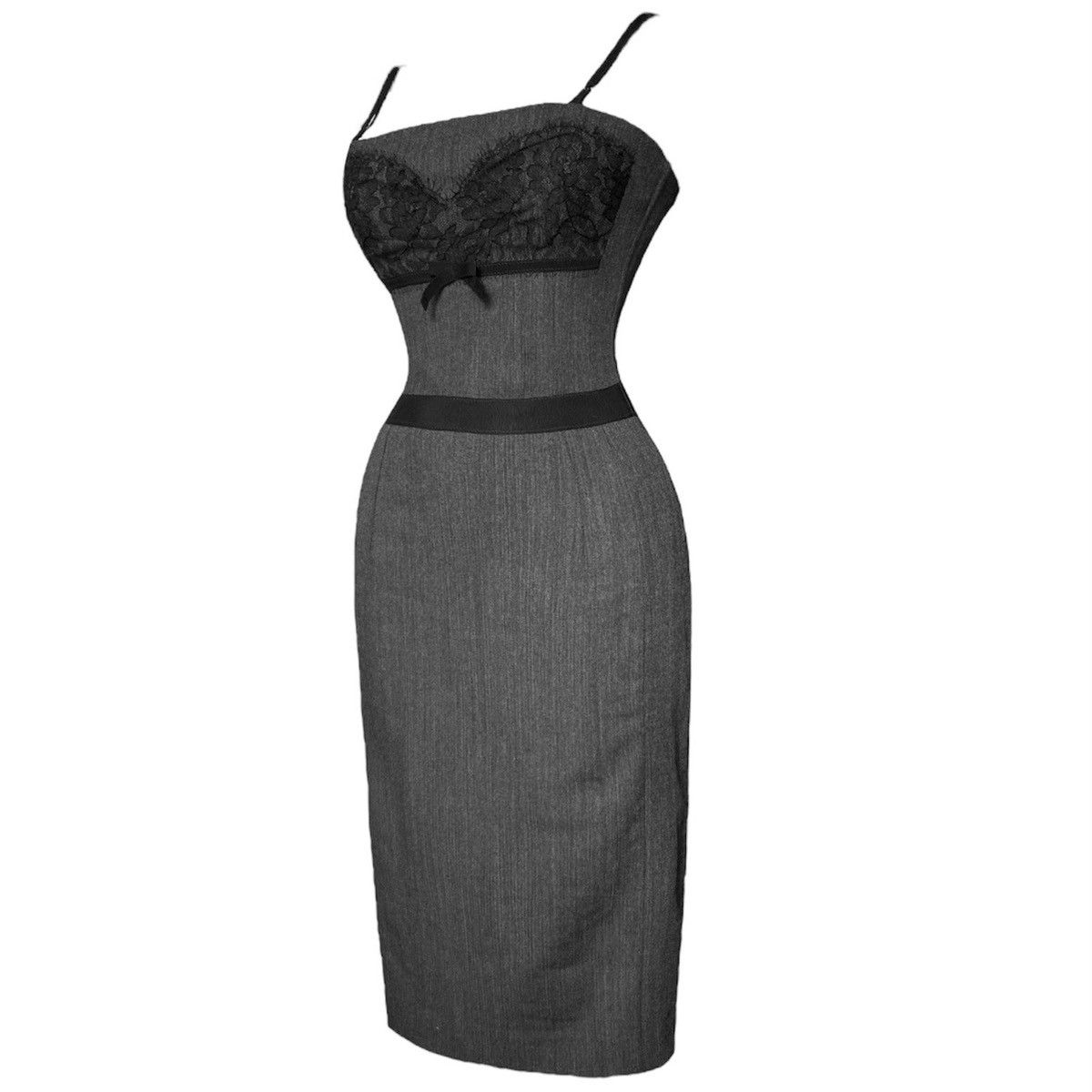 Dolce & Gabbana Archive Dolce & Gabbana dress with bra imitation Size S / US 4 / IT 40 - 1 Thumbnail