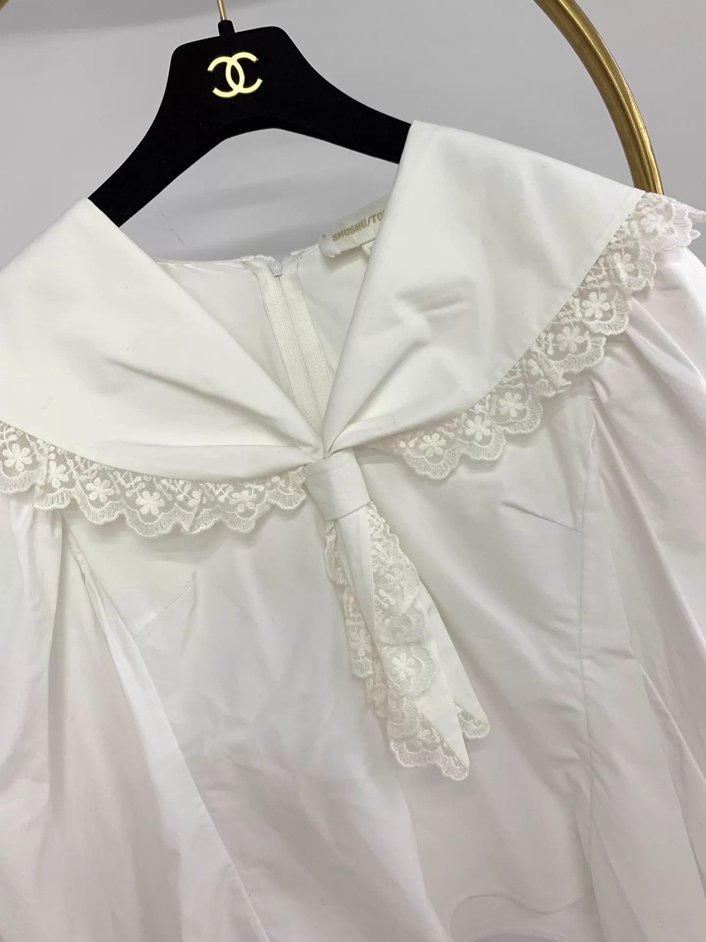 Other shushutong white doll collar blouse size 10 new Size L / US 10 / IT 46 - 2 Thumbnail
