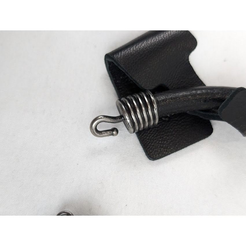 Saint Laurent Paris o1rshd1 Size: L / Beaded Cord Bracelet in Leather & Metal Size ONE SIZE - 6 Thumbnail