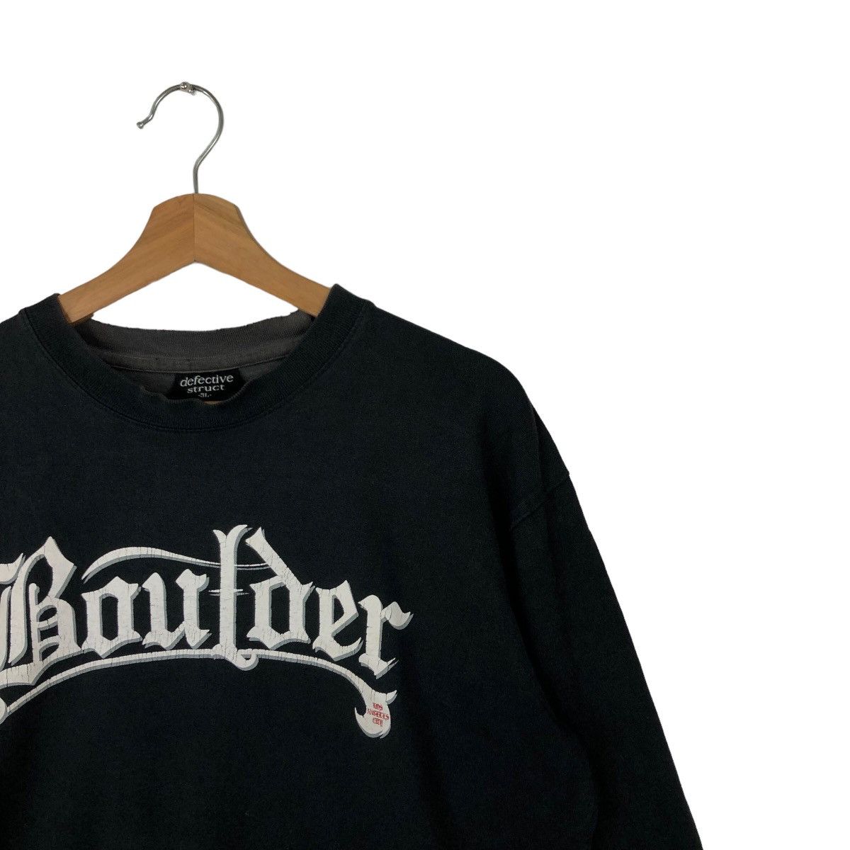 Band Tees VINTAGE SWEATSHIRT BAND TEE BIG LOGO BOULDER Size US L / EU 52-54 / 3 - 5 Thumbnail