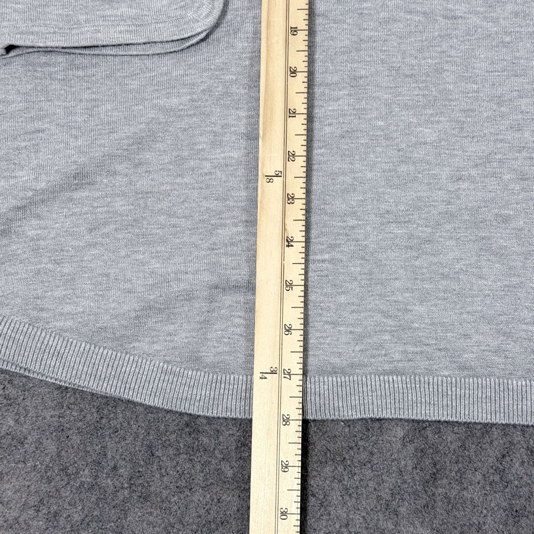Vintage Lety & Me 3/4 Sleeve V-Neckline Casual Oversize Top Fits Women's Size 3X Gray Size XXL / US 16-18 / IT 52-54 - 6 Thumbnail