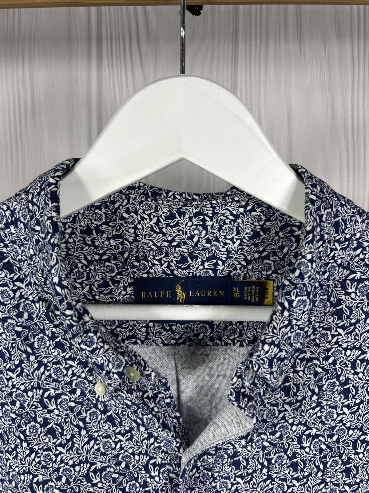 Ralph Lauren Rare Polo Ralph Lauren Floral Long Sleeve Shirt Size XL Size US XL / EU 56 / 4 - 6 Thumbnail