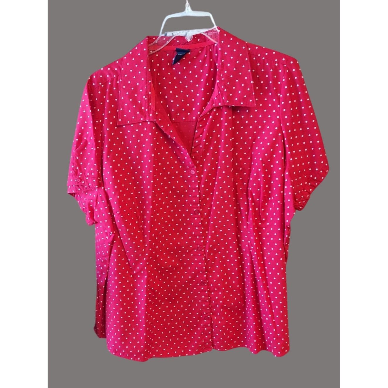 Other Set Of 3 Plus Size 4X Womens Button-Down Shirts Q02 T Size 4XL / US 24-26 - 4 Thumbnail