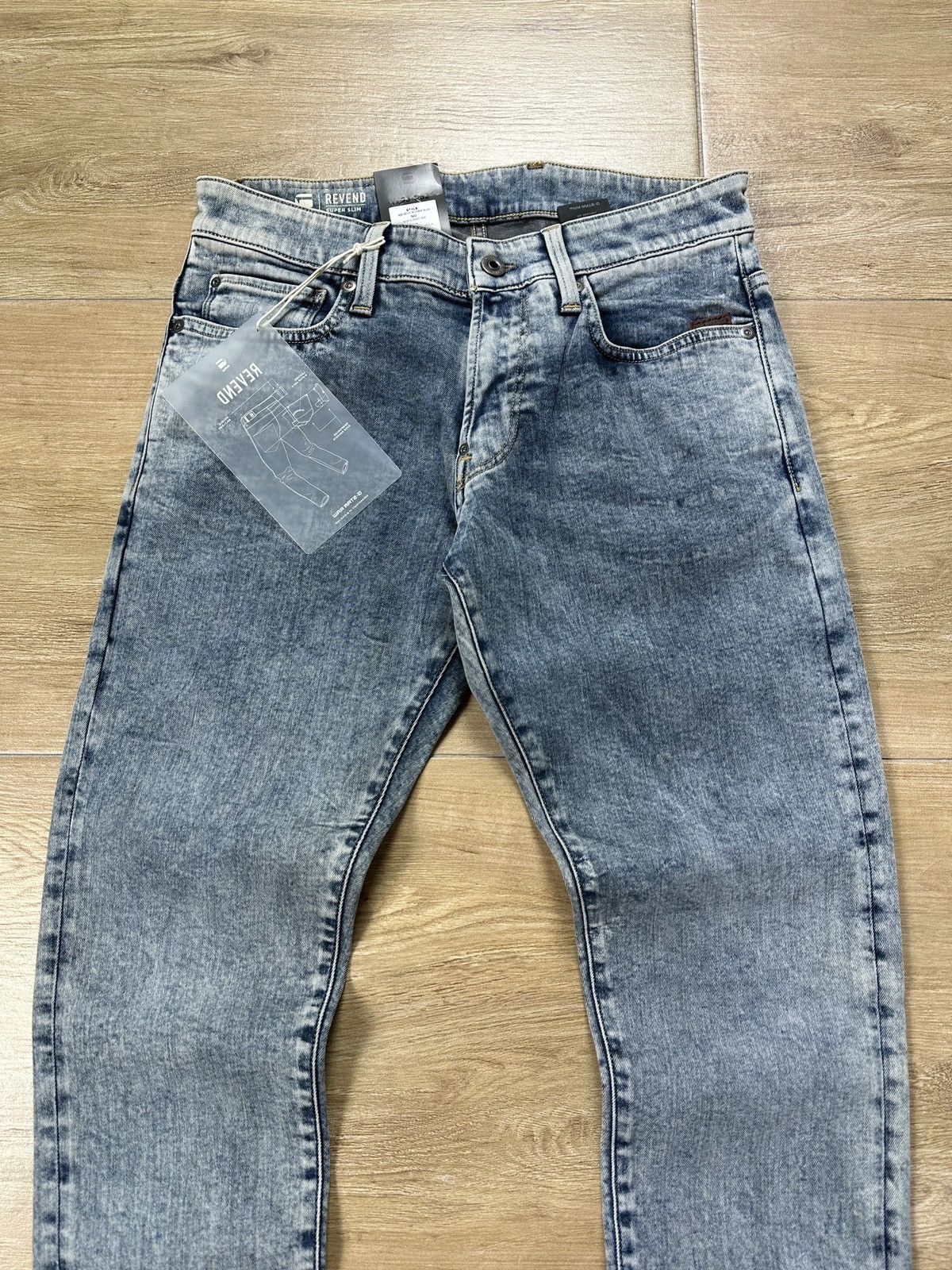 G-Star NEW!!! G-Star RAW Revend Super Slim W30 L32 Men’s Jeans Size US 30 / EU 46 - 3 Thumbnail