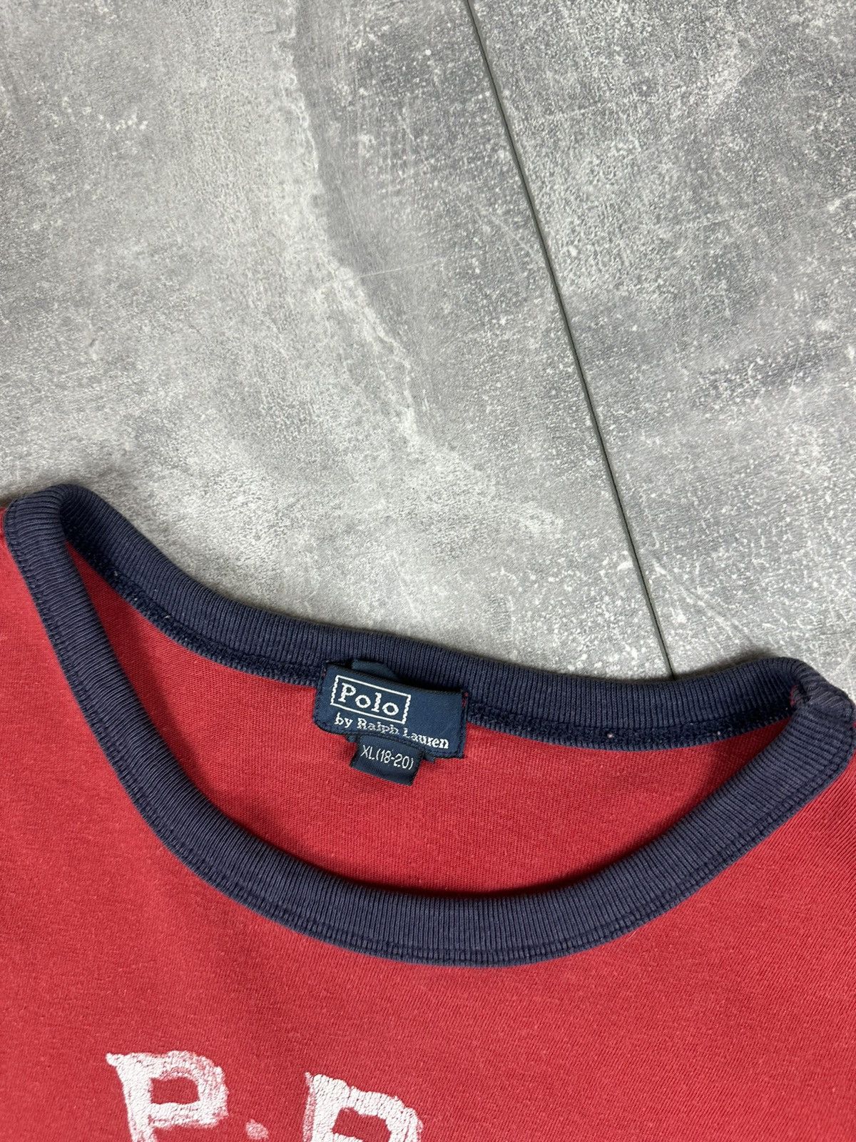 Polo Ralph Lauren Polo Ralph Lauren Overprint Logo Mens Red T-Shirt Size US S / EU 44-46 / 1 - 4 Thumbnail