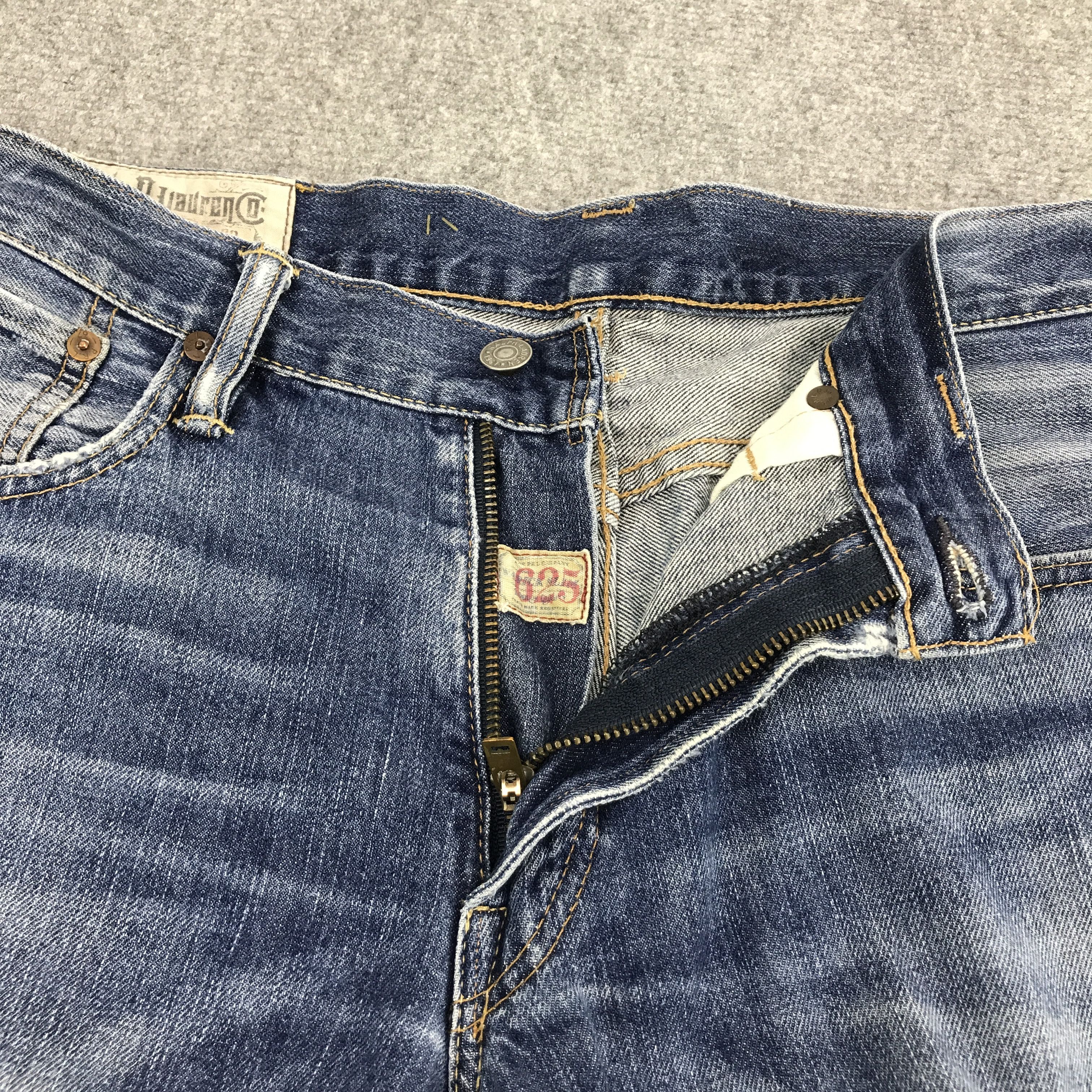 Polo Ralph Lauren Vtg Polo ralph lauren distressed light Denim jeans Size US 32 / EU 48 - 7 Thumbnail
