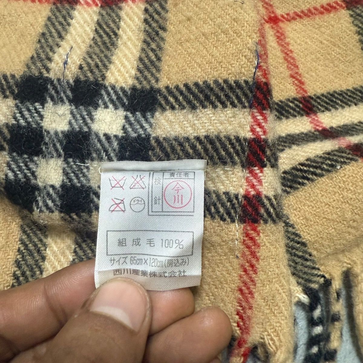 Burberry Burberrys Nova Check Scarf Size ONE SIZE - 5 Thumbnail