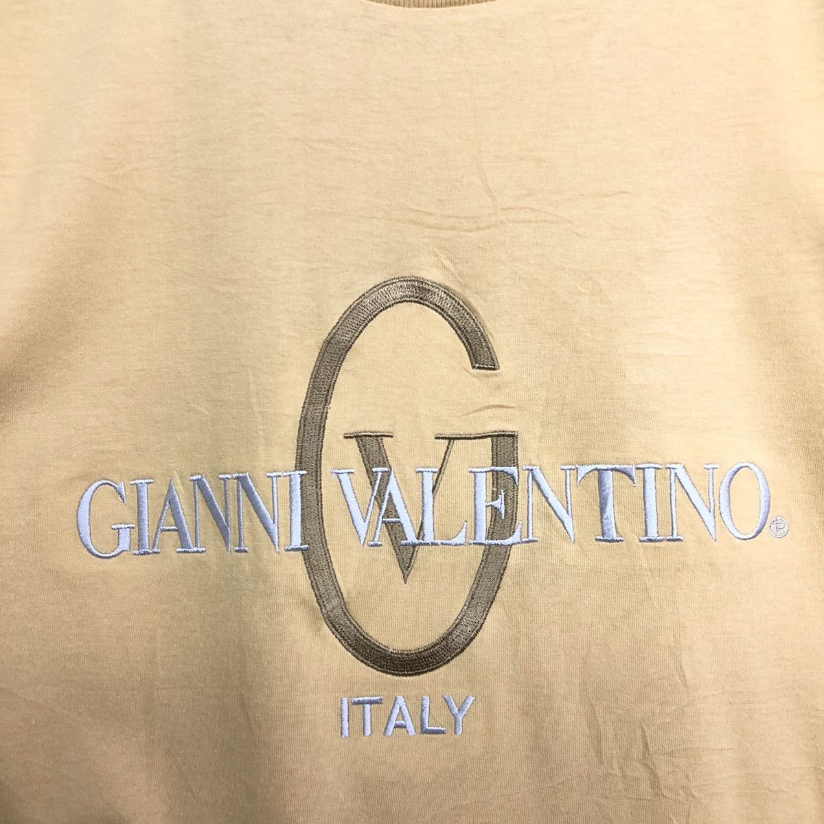 Gianni Valentino Gianni Valentino Embriodery Big Logo Tshirt Size US M / EU 48-50 / 2 - 2 Thumbnail