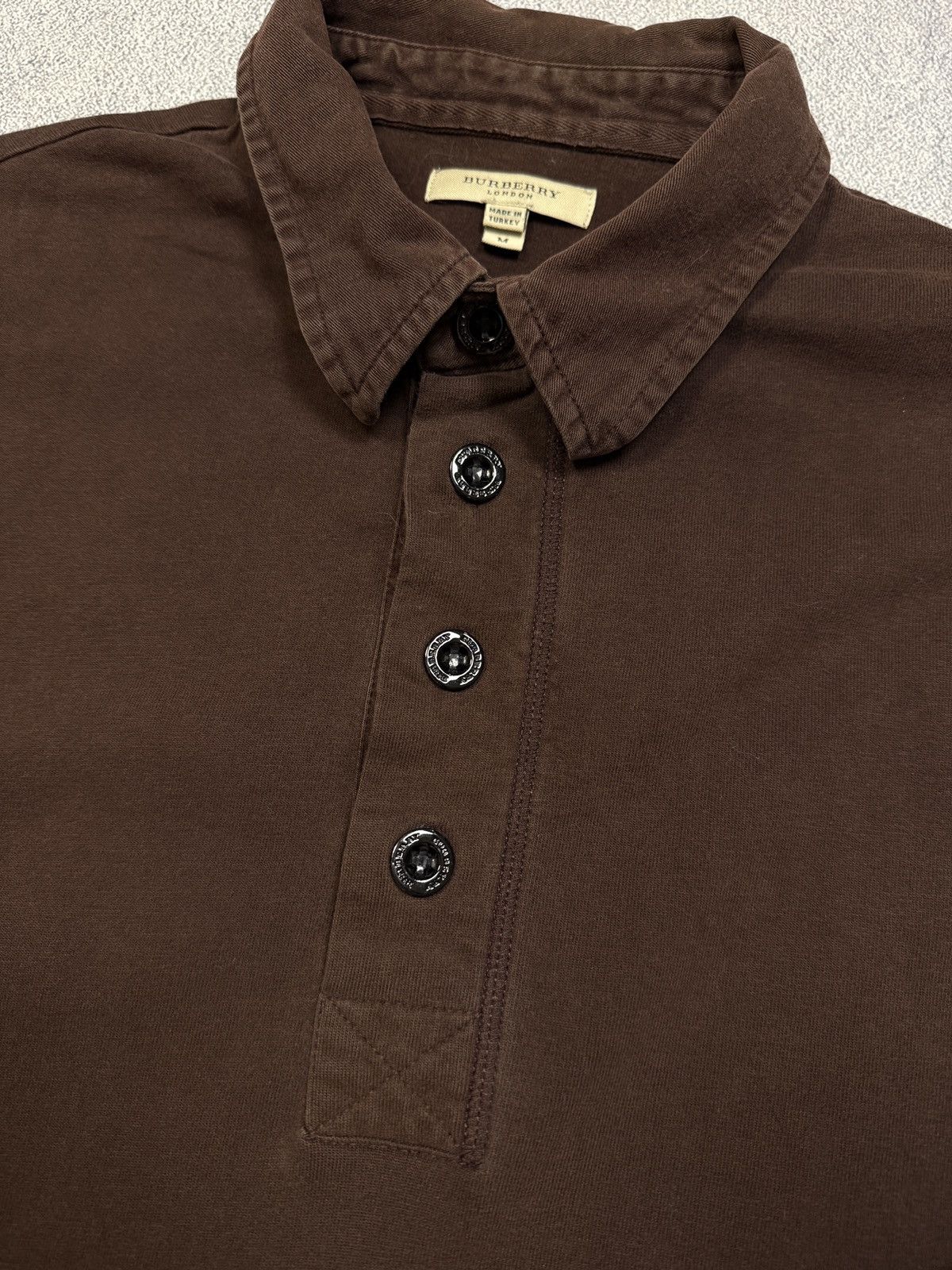 Burberry Burberry rugby polo long sleeve with logo Size US M / EU 48-50 / 2 - 3 Thumbnail