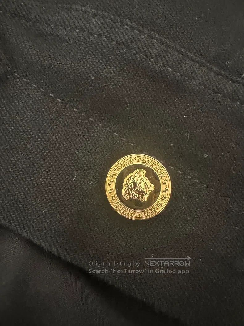 Versace Versace Black denim jacket Size US M / EU 48-50 / 2 - 4 Thumbnail