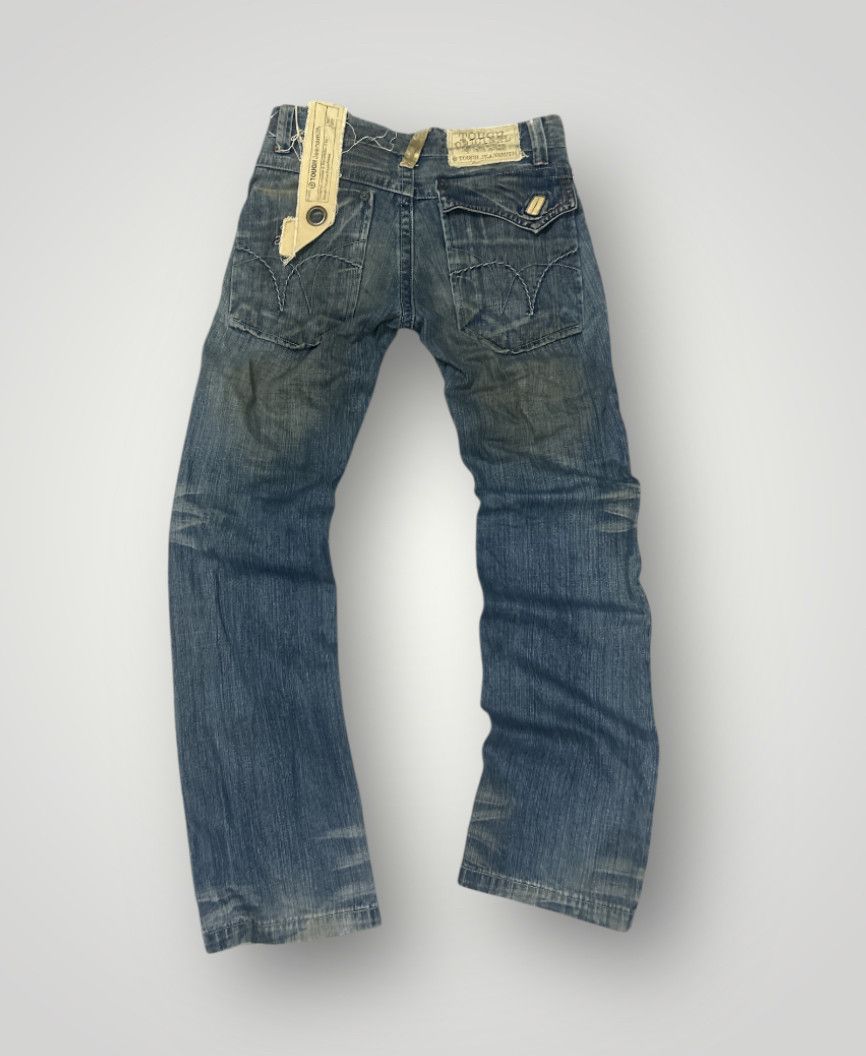 Japanese Brand Trashed distressed Tough Jeansmith denim Size US 31 - 5 Thumbnail