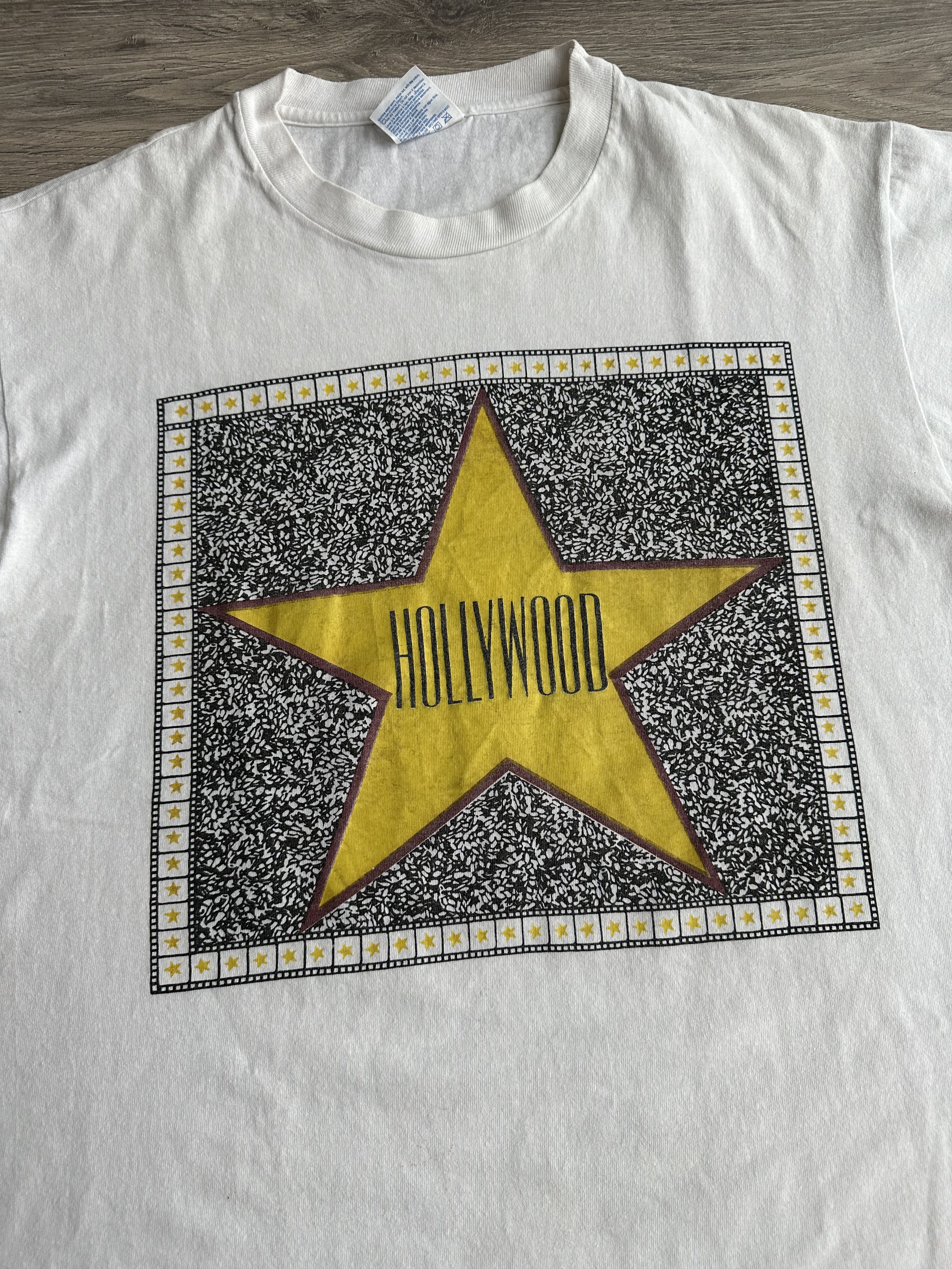 Vintage Vintage Hollywood t shirt Size US L / EU 52-54 / 3 - 2 Thumbnail
