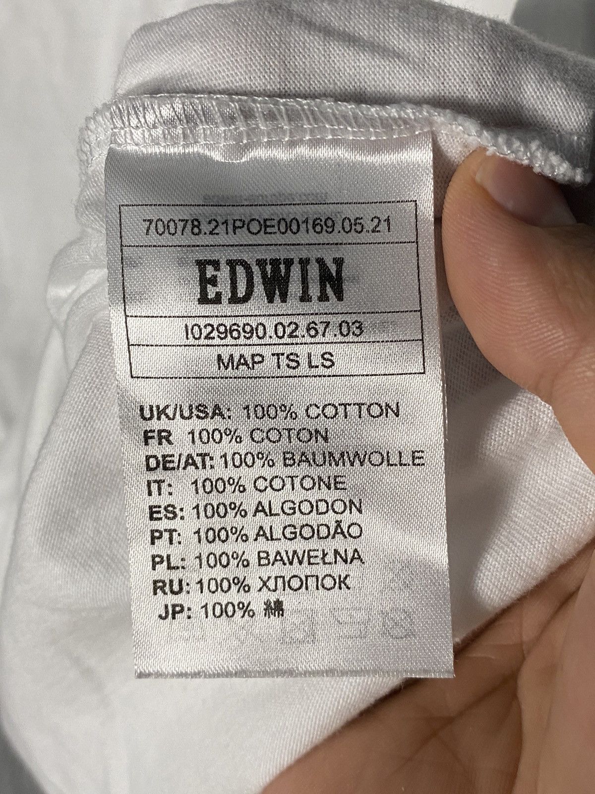 Edwin Edwin Long sleeve shirt size L Size US L / EU 52-54 / 3 - 3 Thumbnail