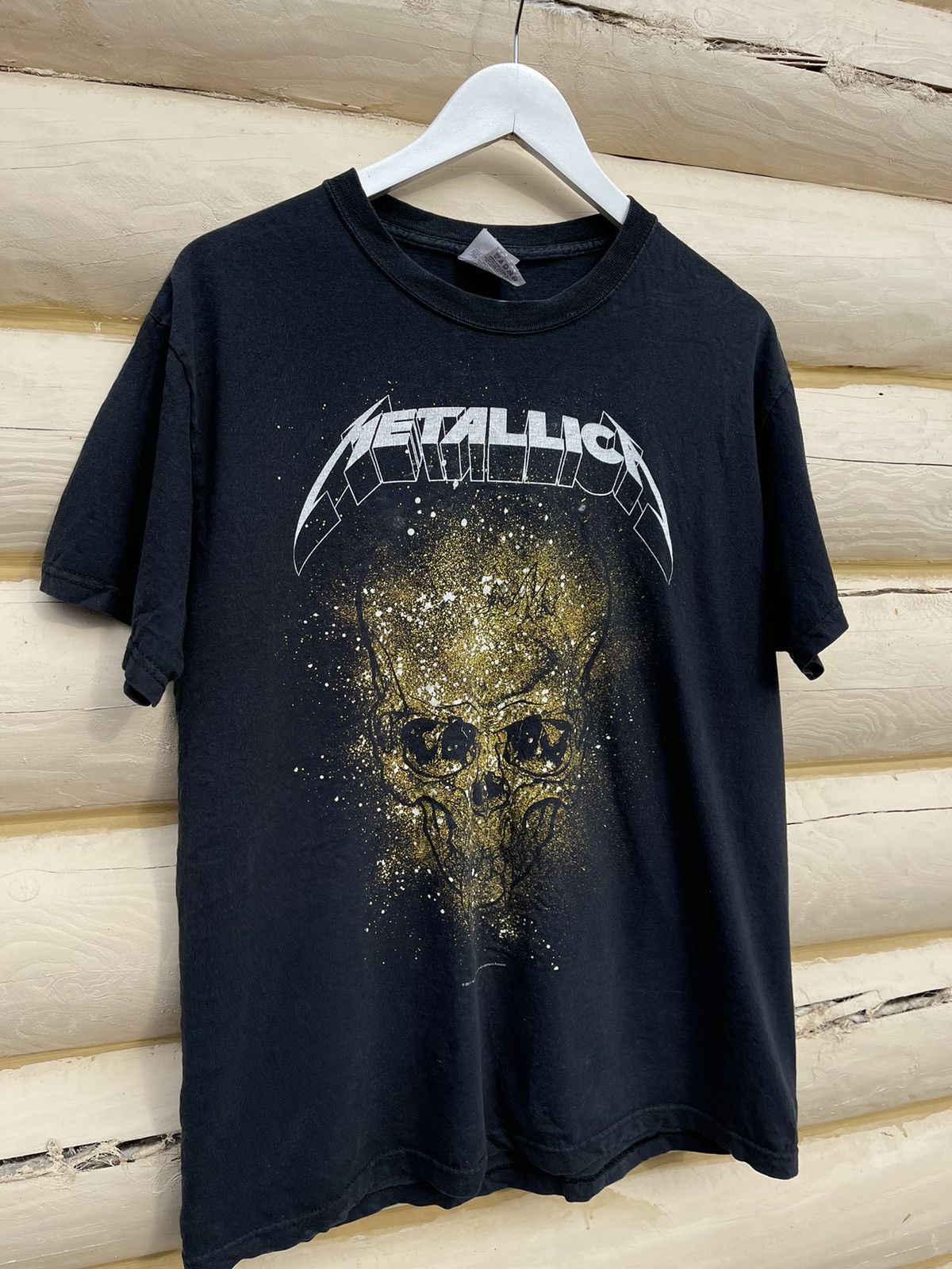 Metallica scull vintage black t-ahirt tee