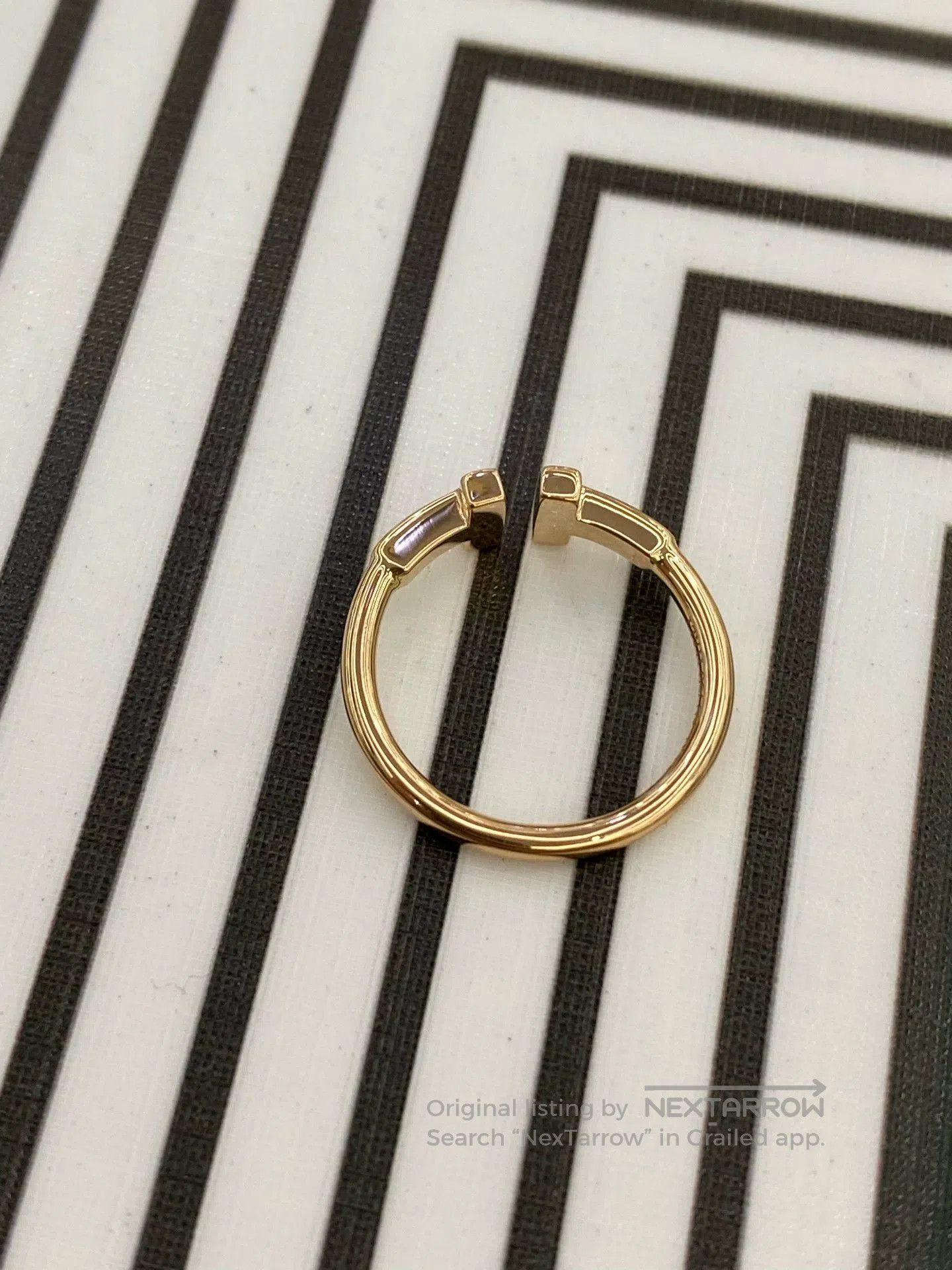 Tiffany & Co. Tiffany Double T Ring. Size ONE SIZE - 7 Thumbnail