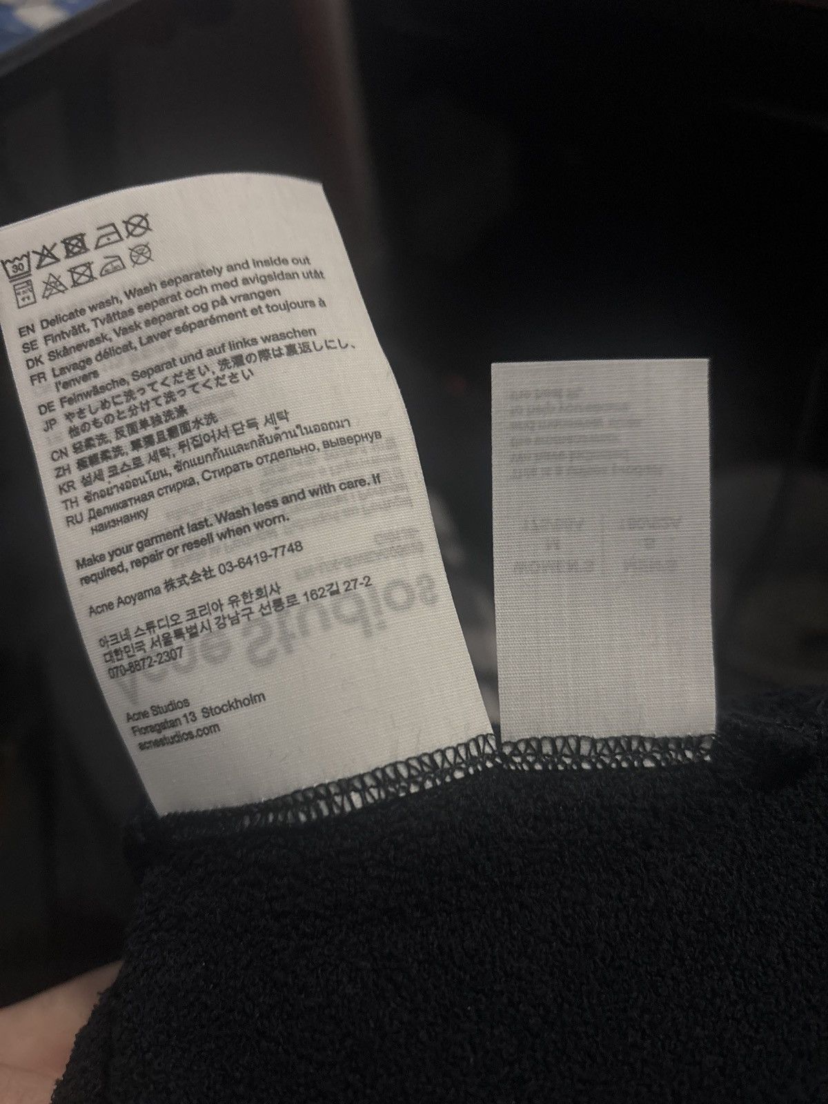 Acne Studios Acne Studios Back-Printed Hoodie Size US S / EU 44-46 / 1 - 7 Thumbnail