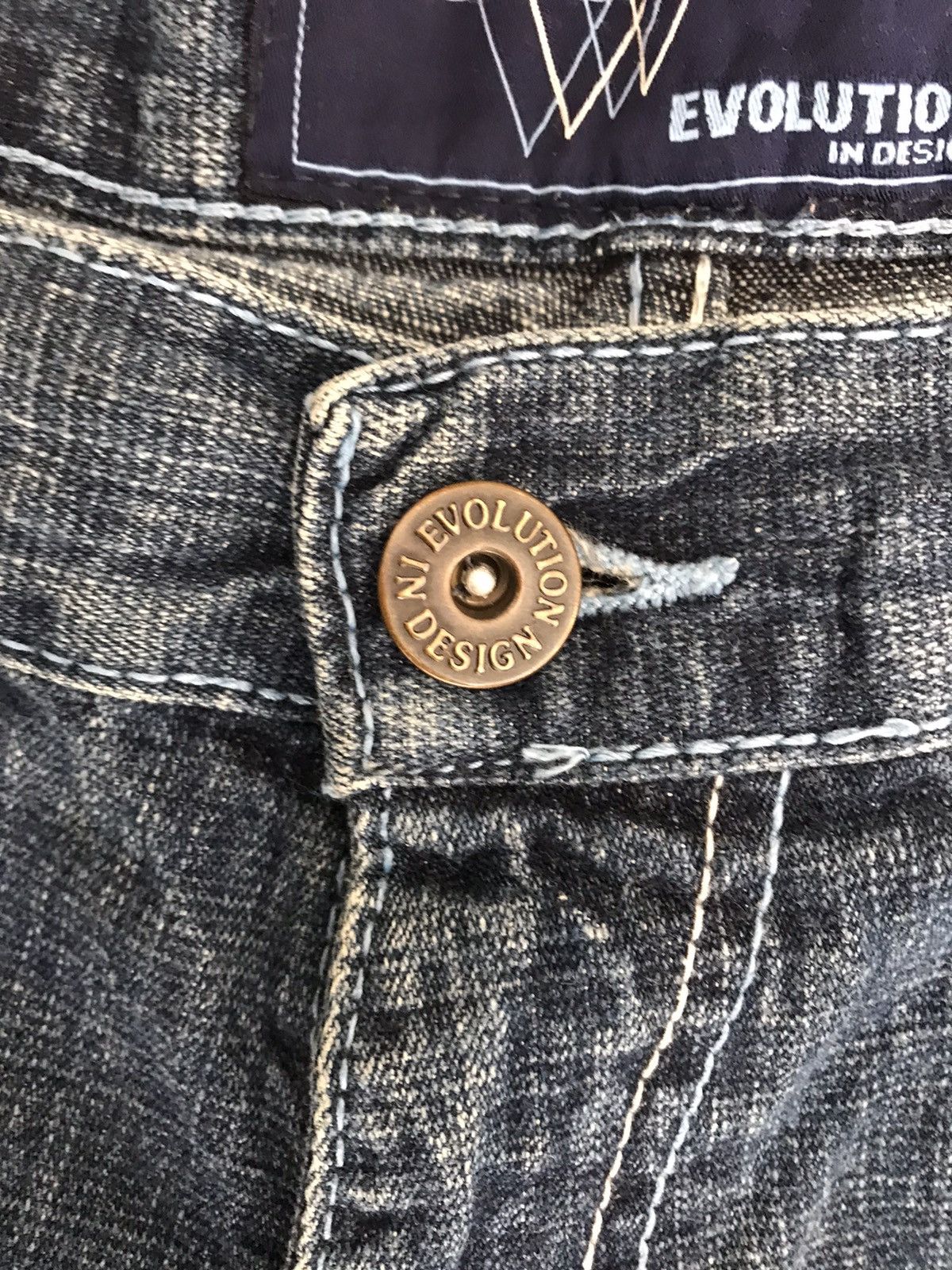 JNCO × Vintage Vintage evolution denim short Size US 41 - 5 Thumbnail