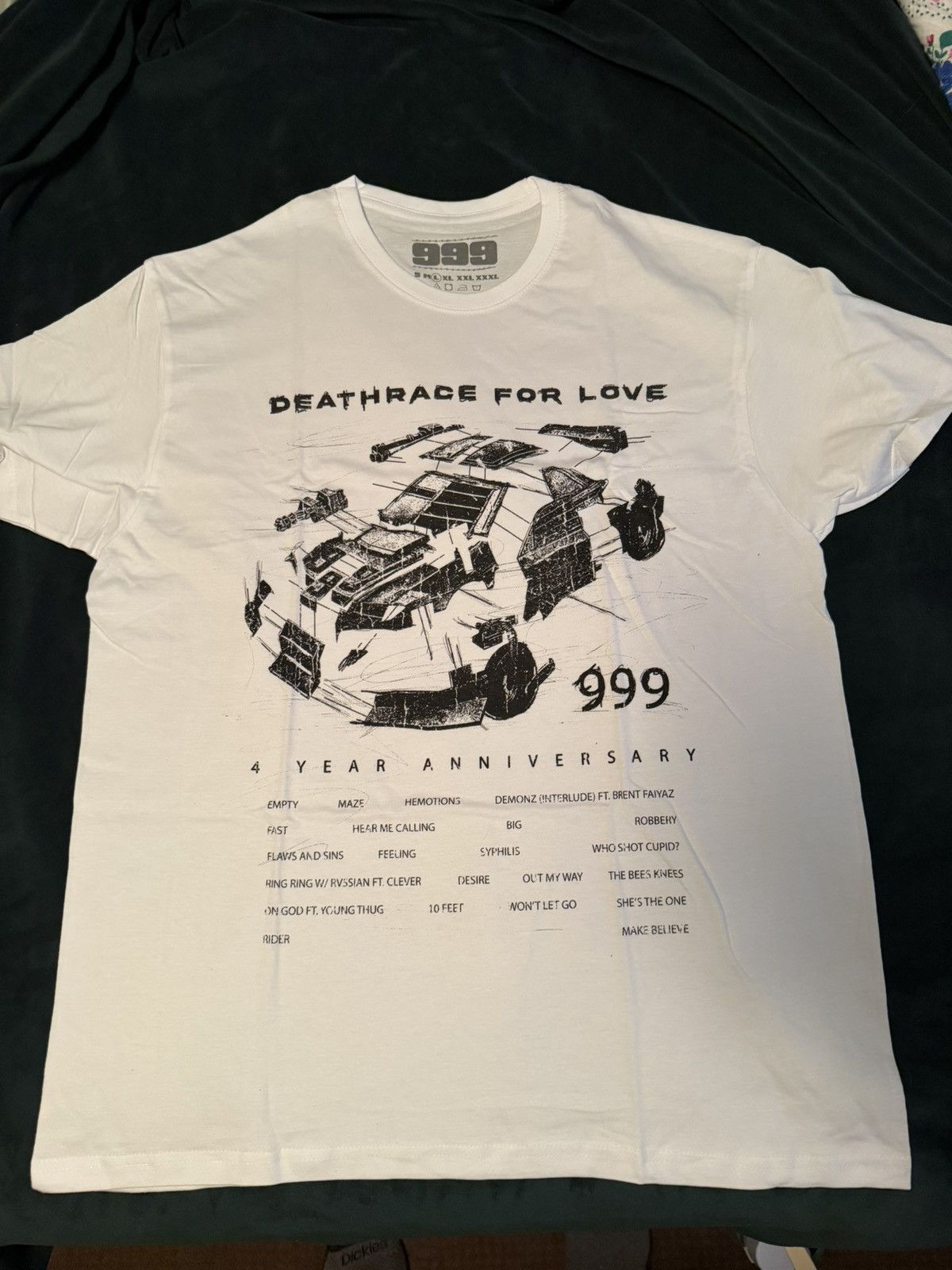 999 Club Juice wrld death race for love 4 year tee Size US L / EU 52-54 / 3 - 1 Thumbnail